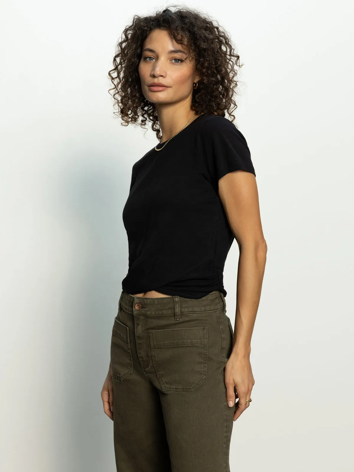 Highstreet Tee Black Quick Comfort Urban Look