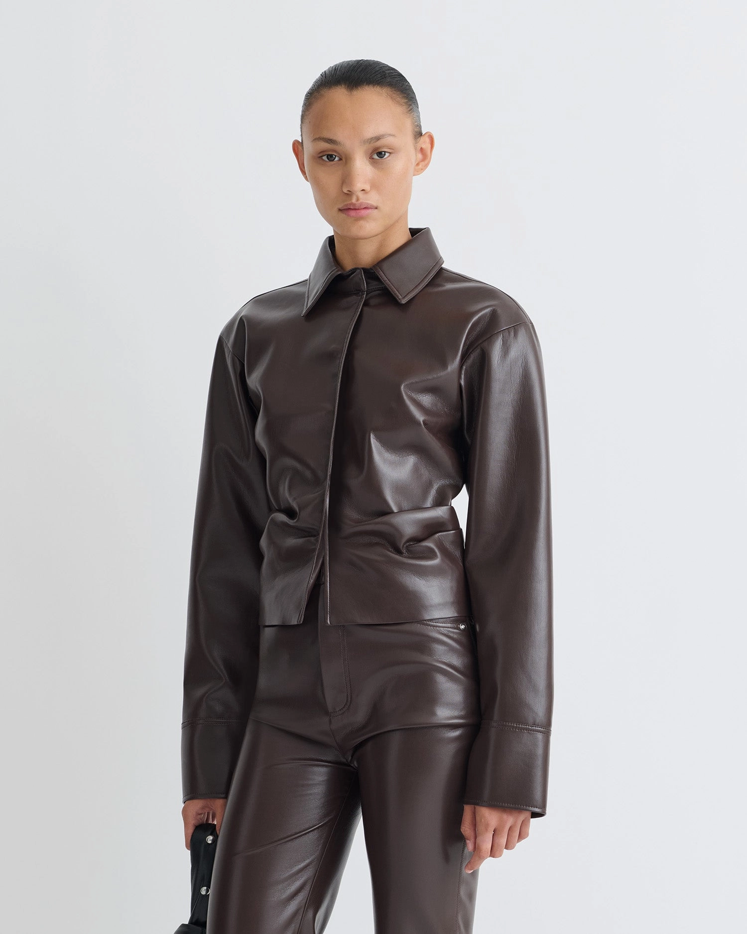 BreathableMeshPanels Hildie - Okobor Shirt - Coffee Ground