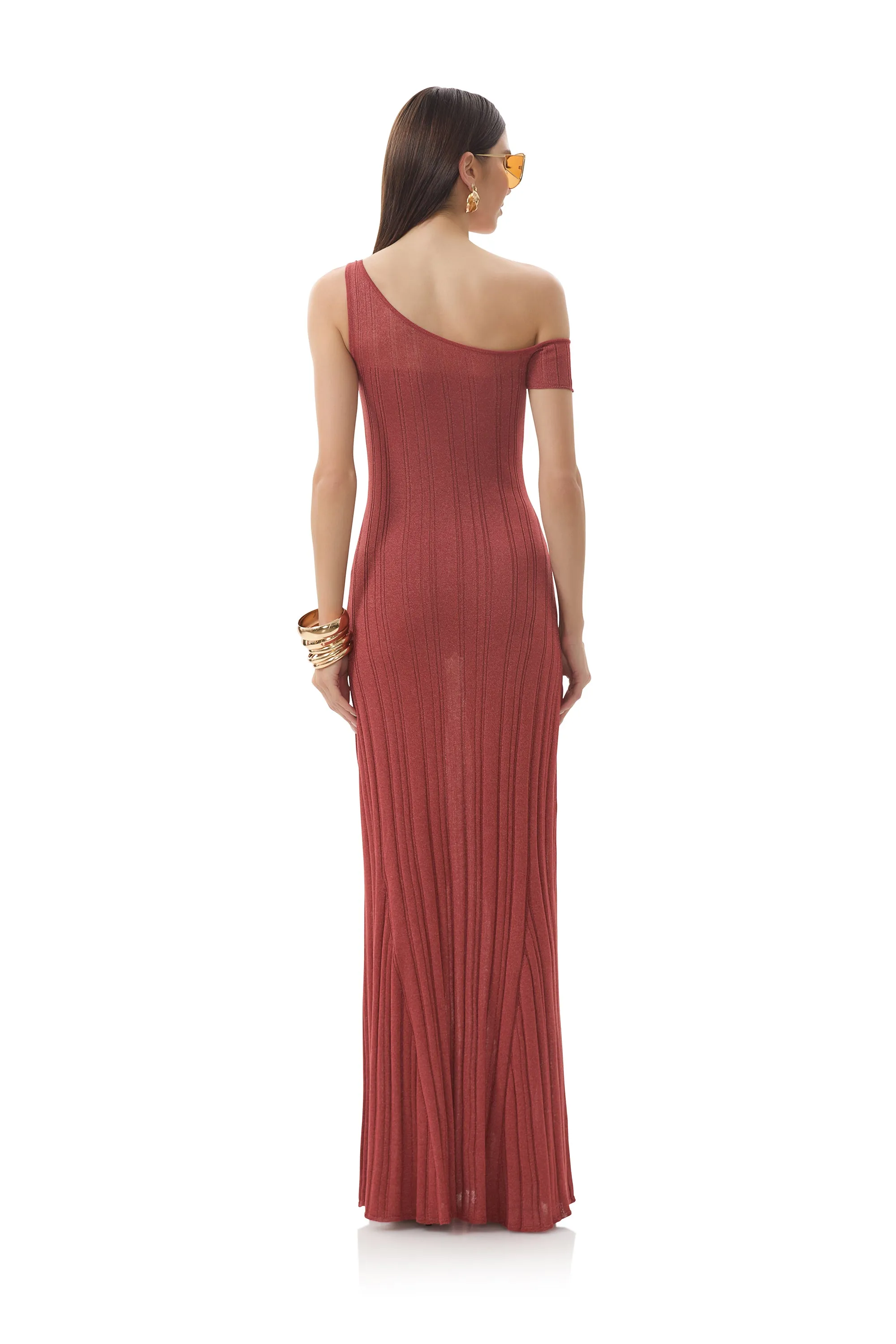 Casual-Look Hoda Dress - Rust