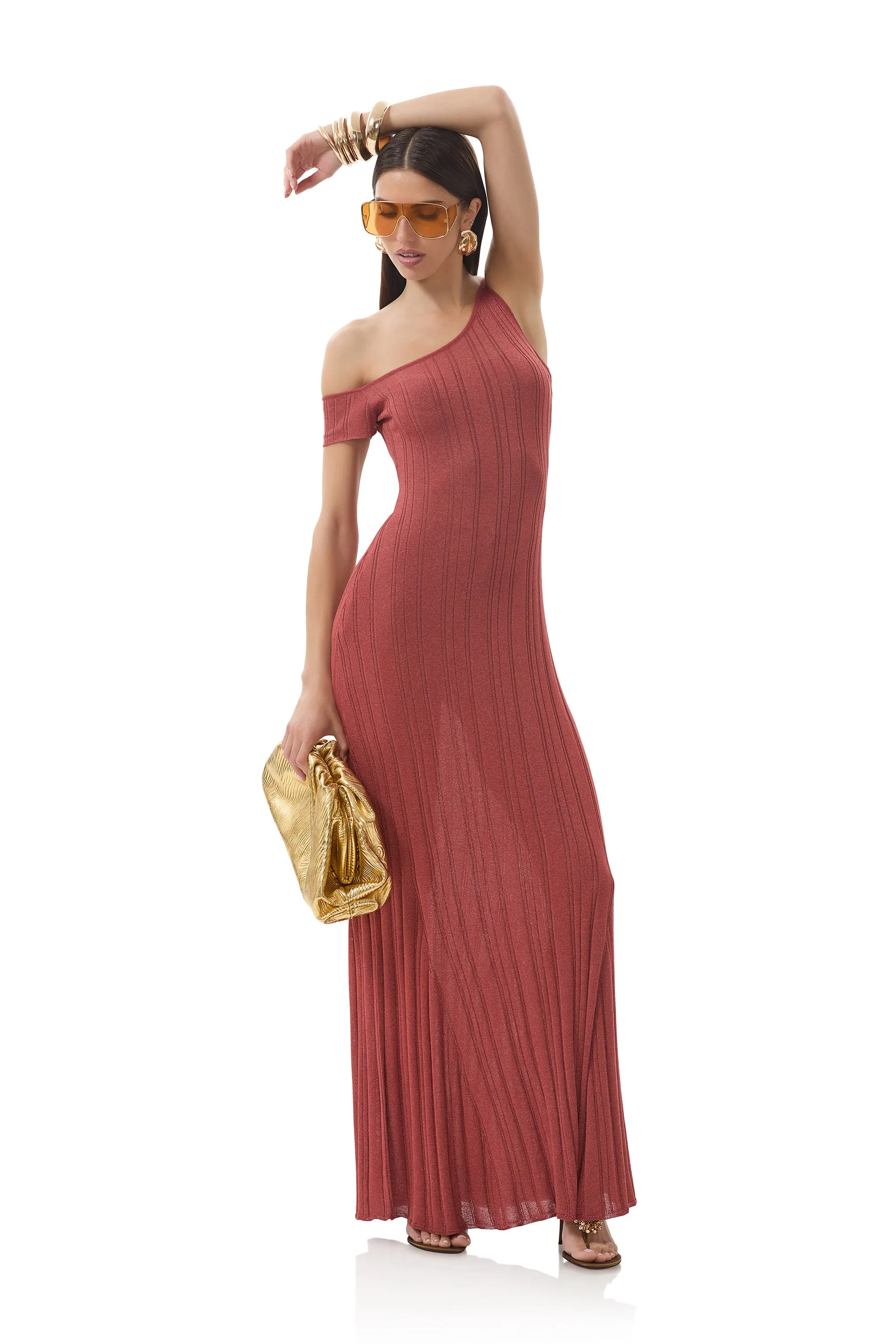 Timeless Style Dress for brunch Hoda Dress - Rust