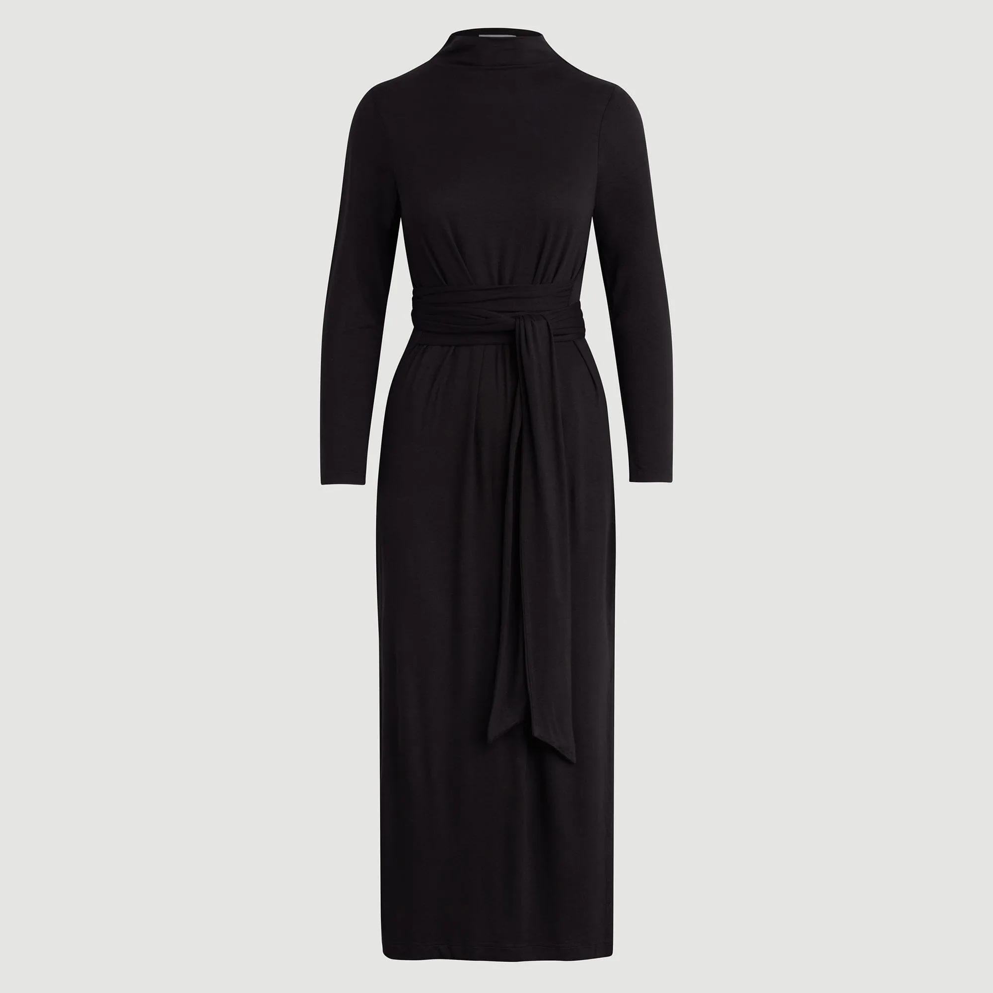 Vero Tie-Front Long-Sleeve Dress (Petite) Timeless Energy