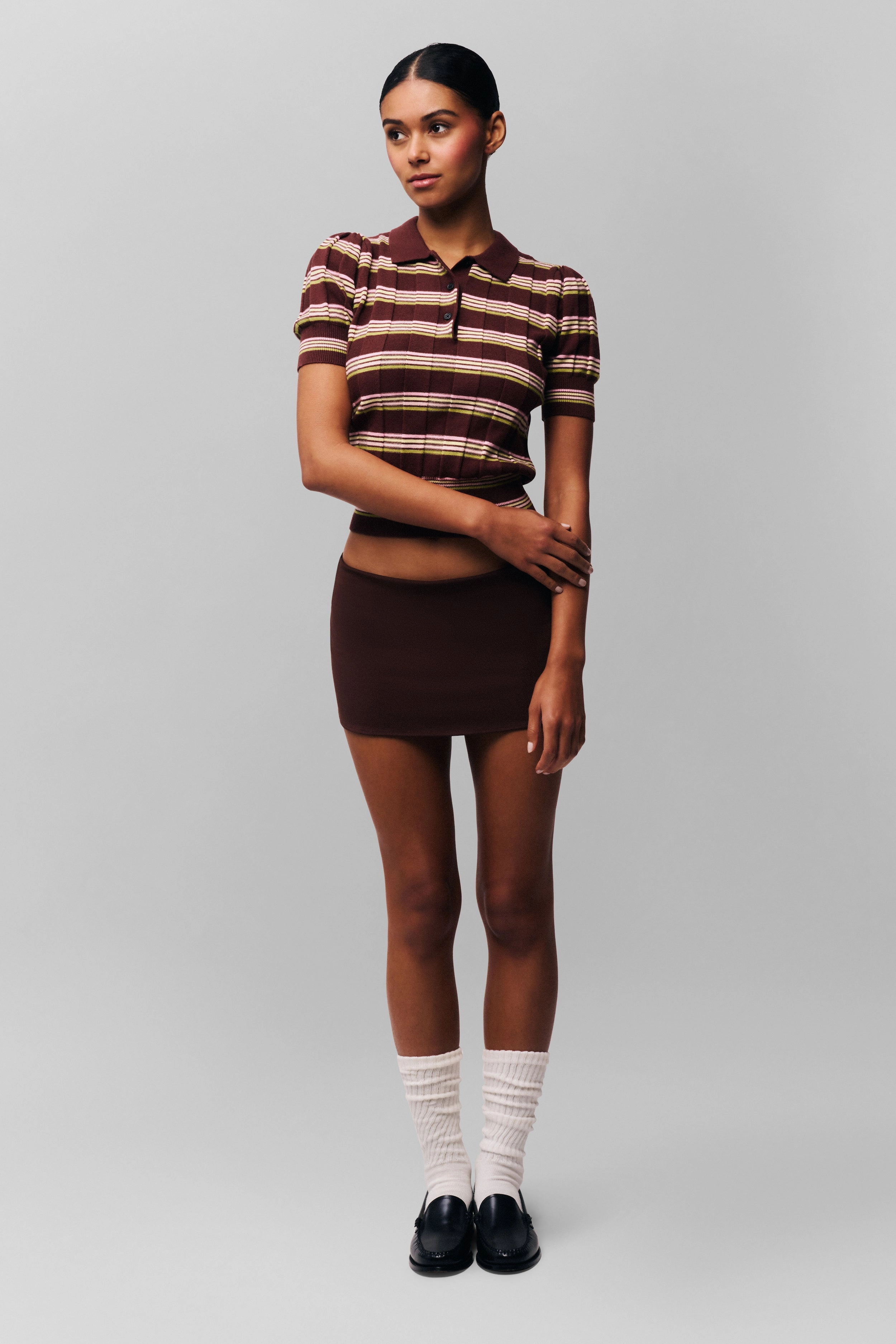 Mateo Polo Knit Density Options Crew Neckline