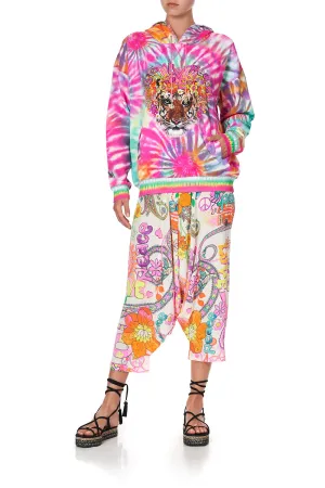 HOODIE WITH SIDE POCKETS LET THE SUN SHINE