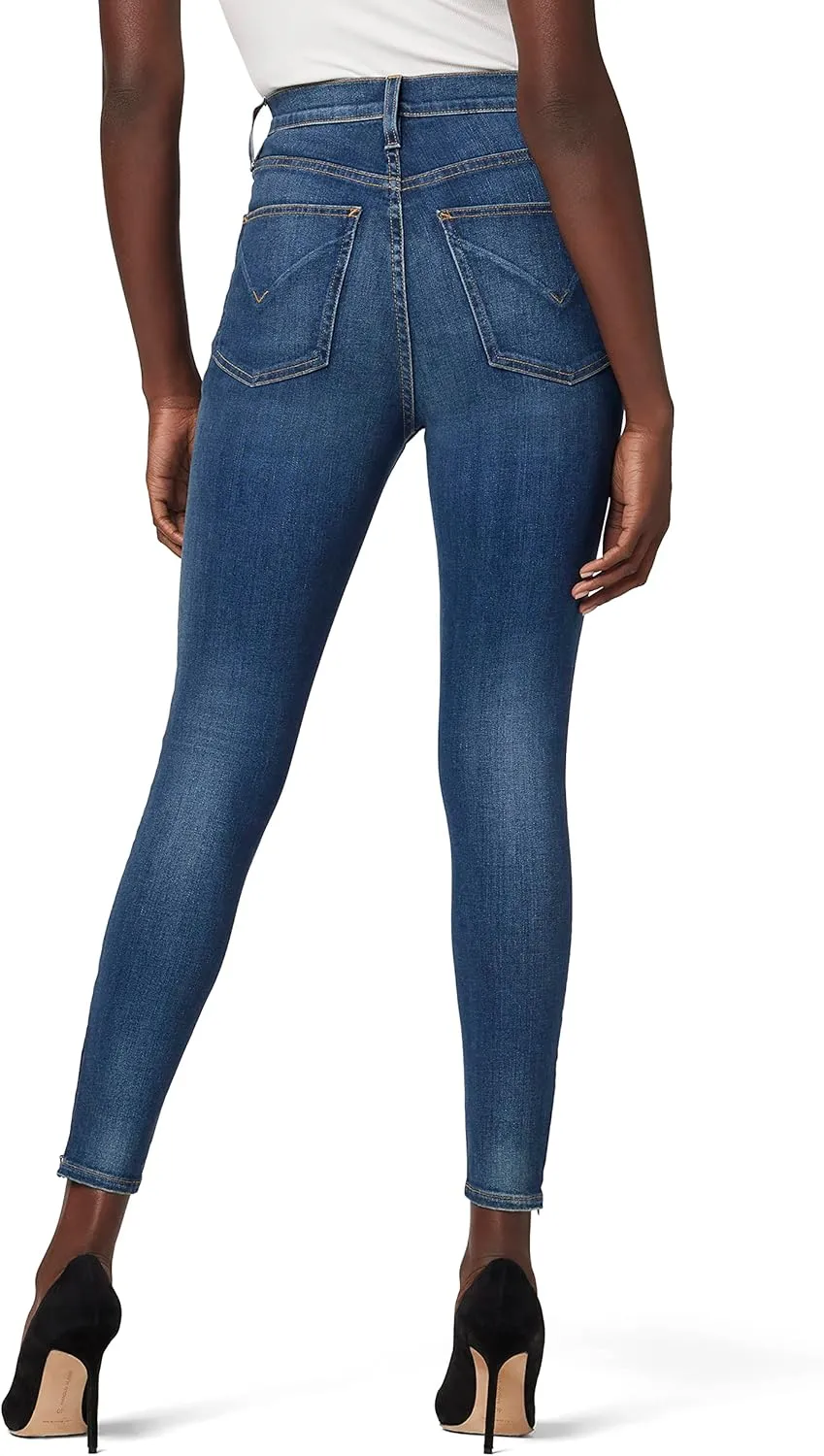 HUDSON Women's Centerfold Extreme High Rise Super Skinny Jean