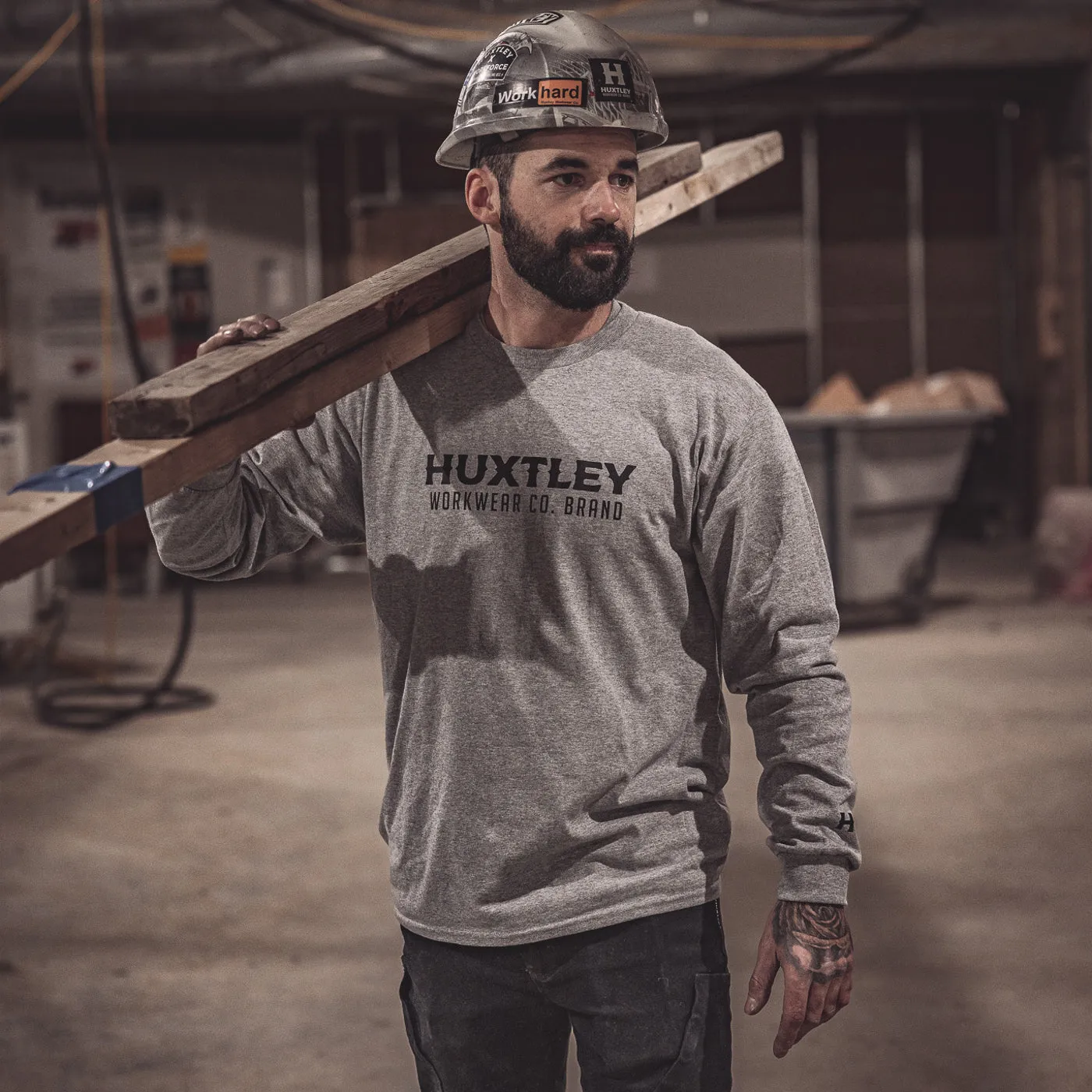HX-226 L/S Tee Smoke