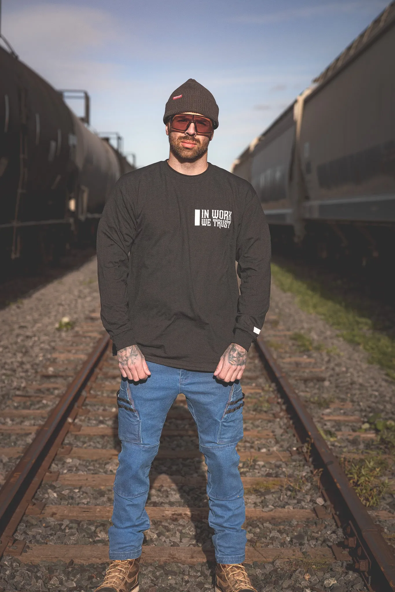 HX-226 "In Work We Trust" L/S Tee