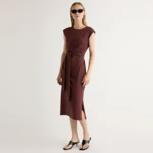 Fei Tie-Front Organic Cotton Dress Flawless Waistband Fit