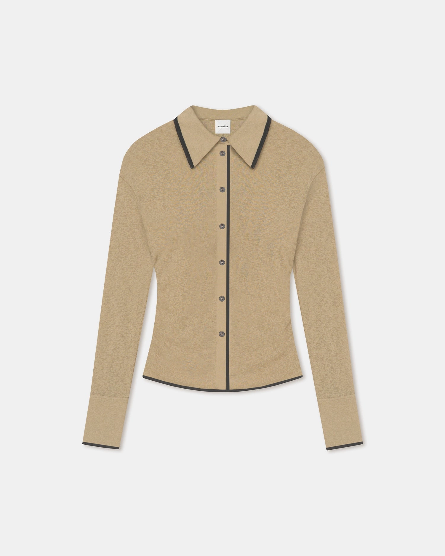 Breathable back panel Idana - Mesh Jersey Shirt - Sand/Anthracite
