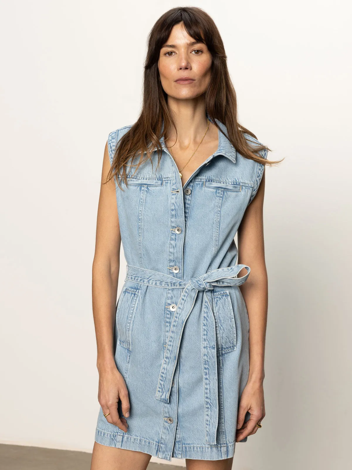 Style Option Charming Design Ila Denim Dress Bouquet