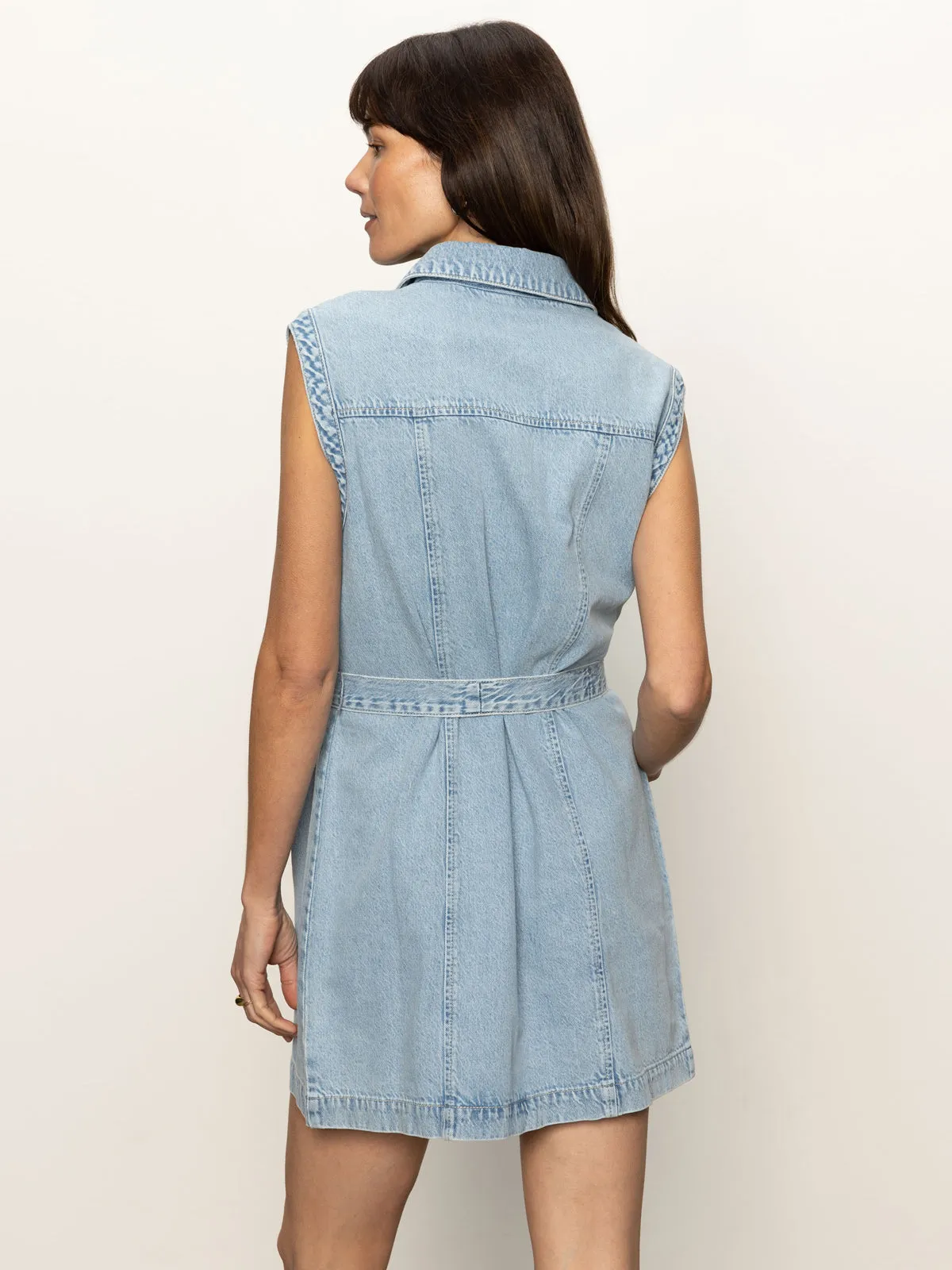Perfect Waist Belt Waist Ila Denim Dress Bouquet