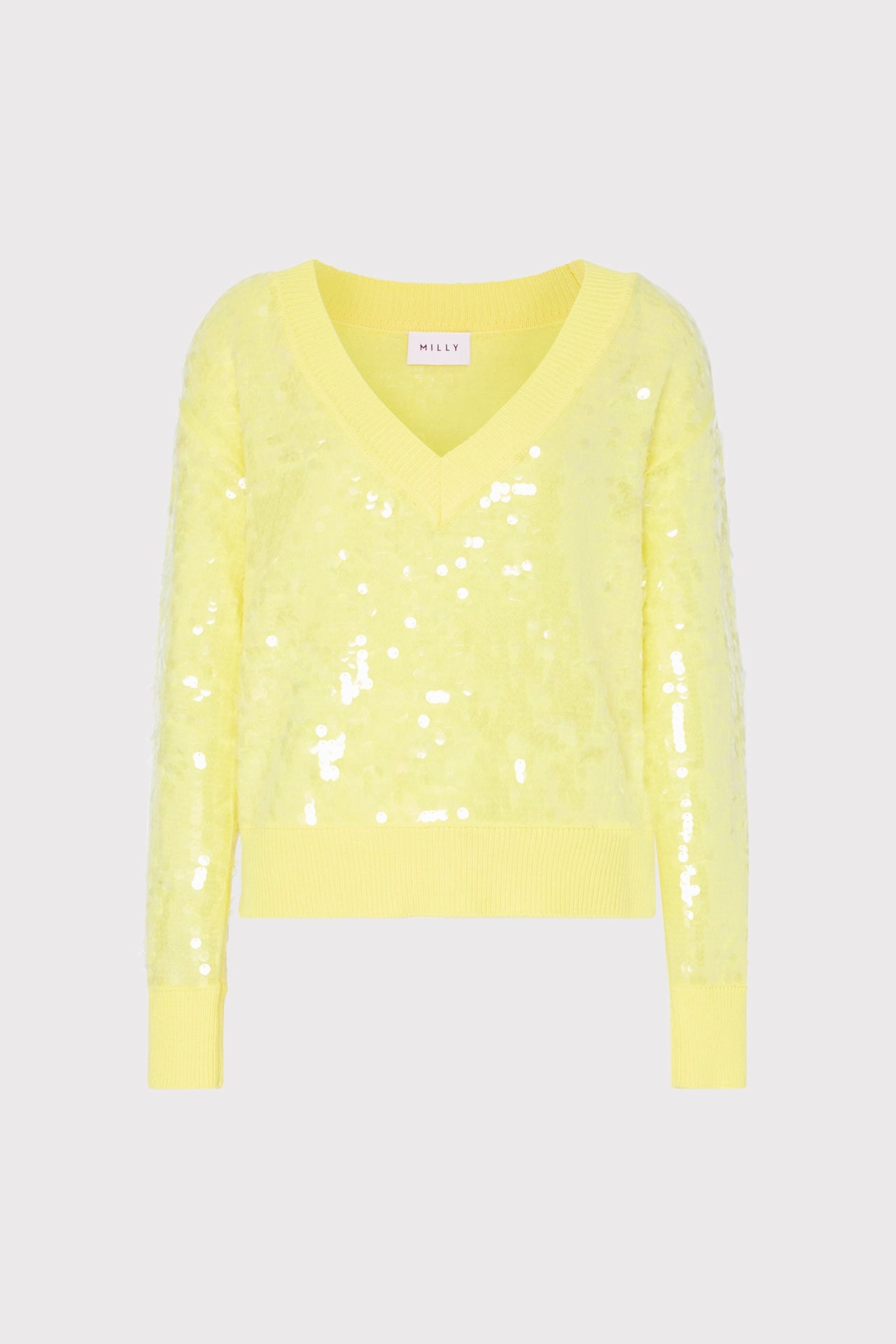 Odor control Ilaria Sequin V-Neck Sweater