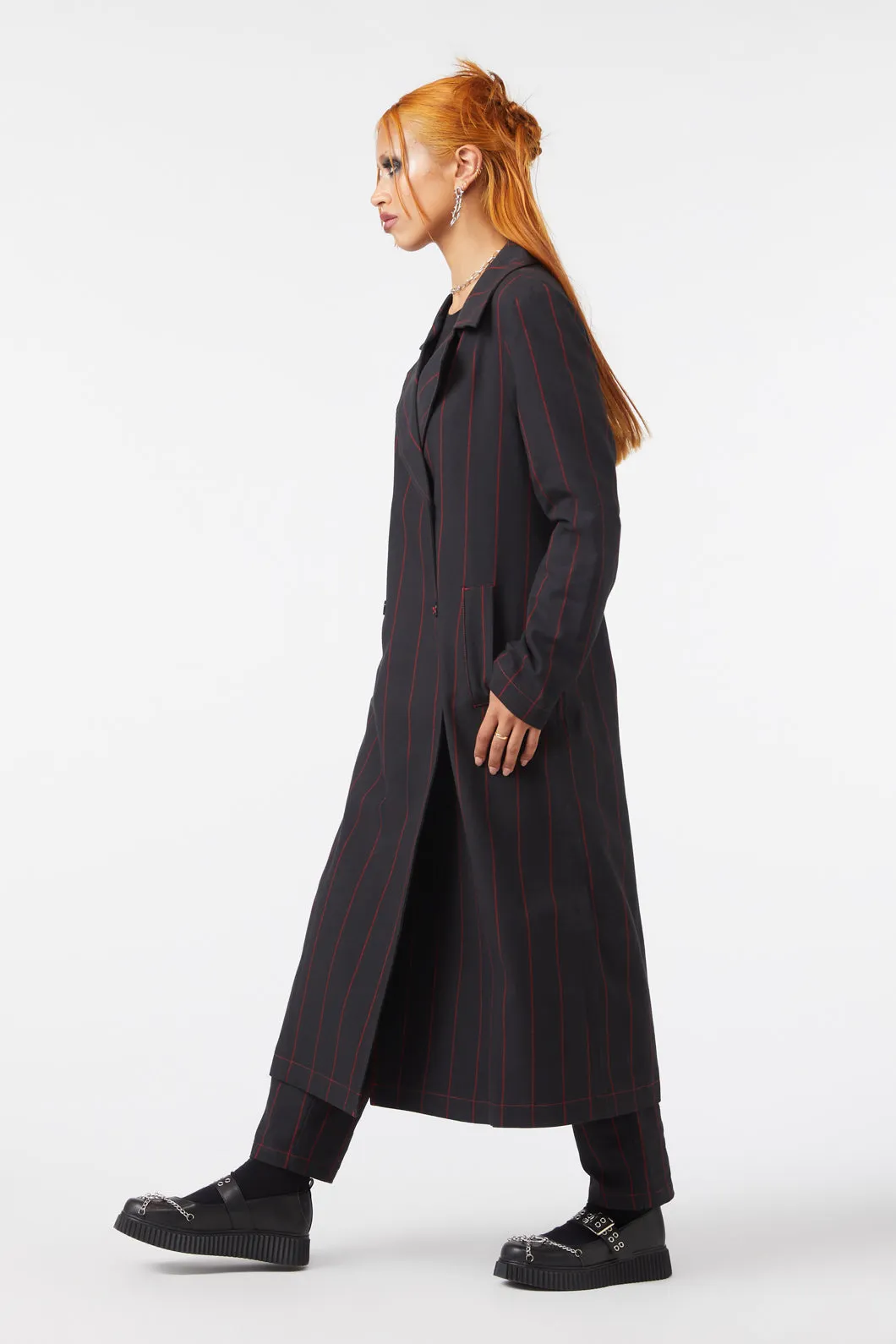 Impossible Things Pin Stripe Coat