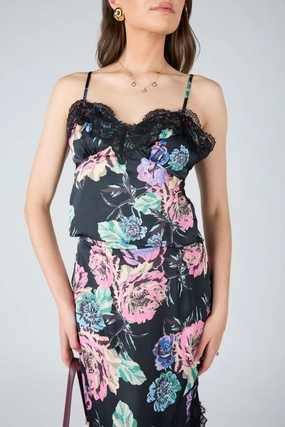 Casual Stretch Wear In Bloom Top