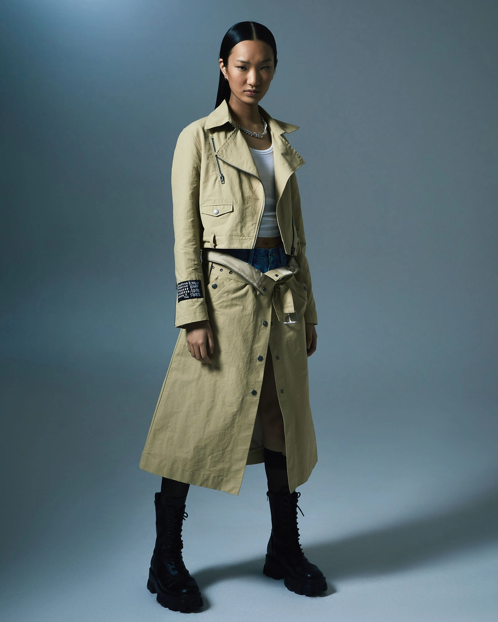 INCOGNITO BIKER/TRENCH KHAKI Empathy