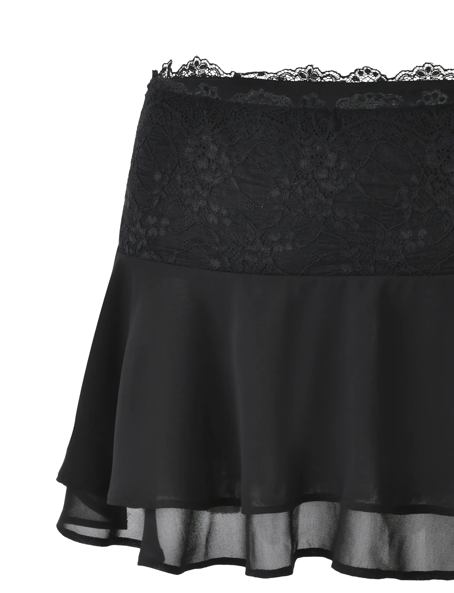 INDIGO SKIRT - BLACK Animal Print