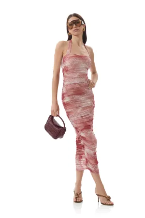 Indina Dress - Rust Snake spring outfit