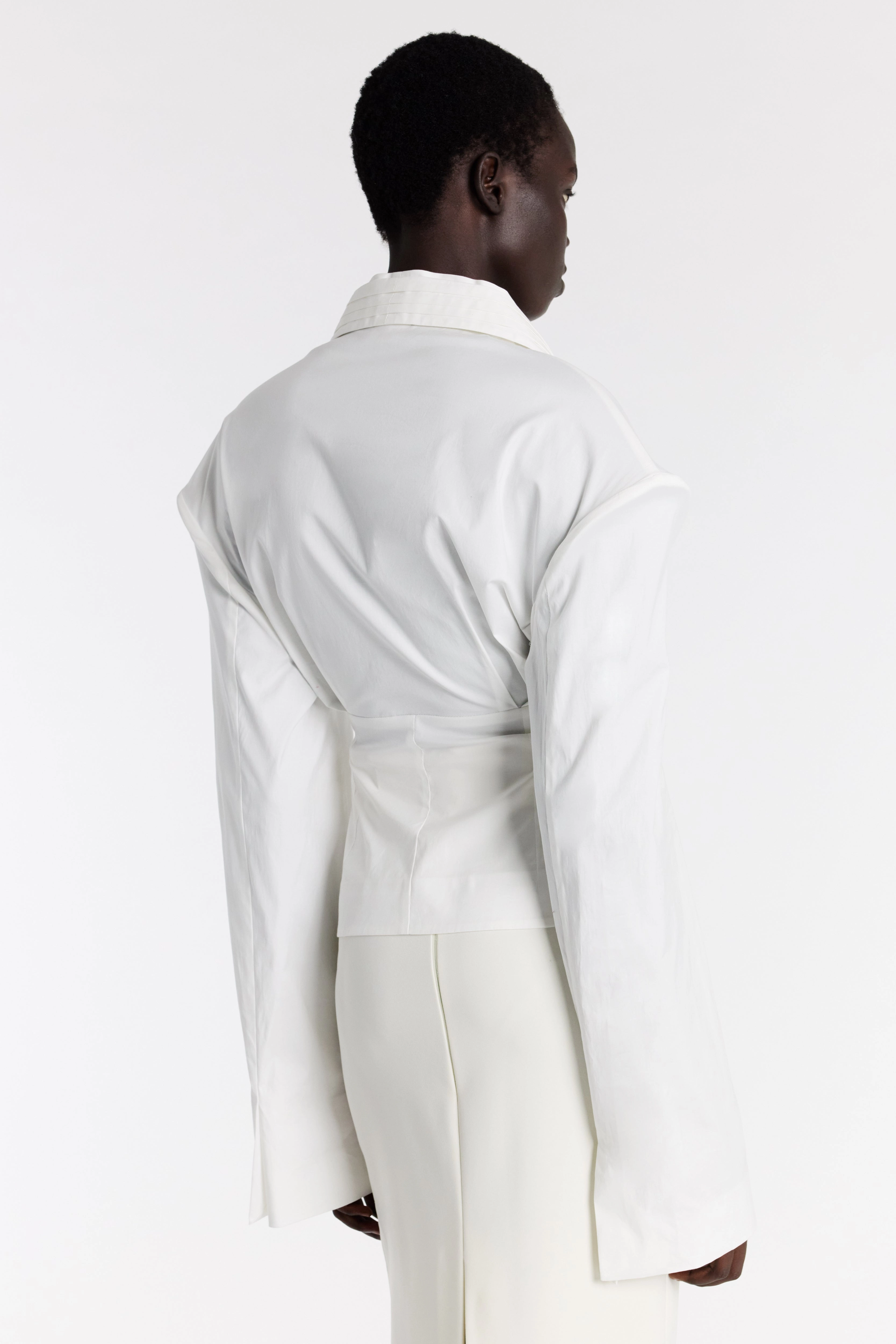 VentilatedBackPanel QuickReleaseFastenings Cummerbund Collar Tuxedo Top White