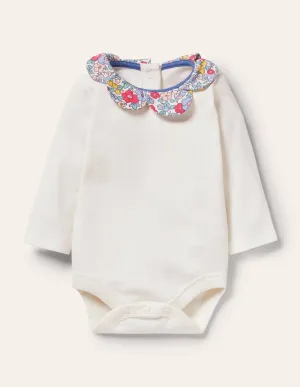 Interest Collar Body-Multi Apple Blossom Floral