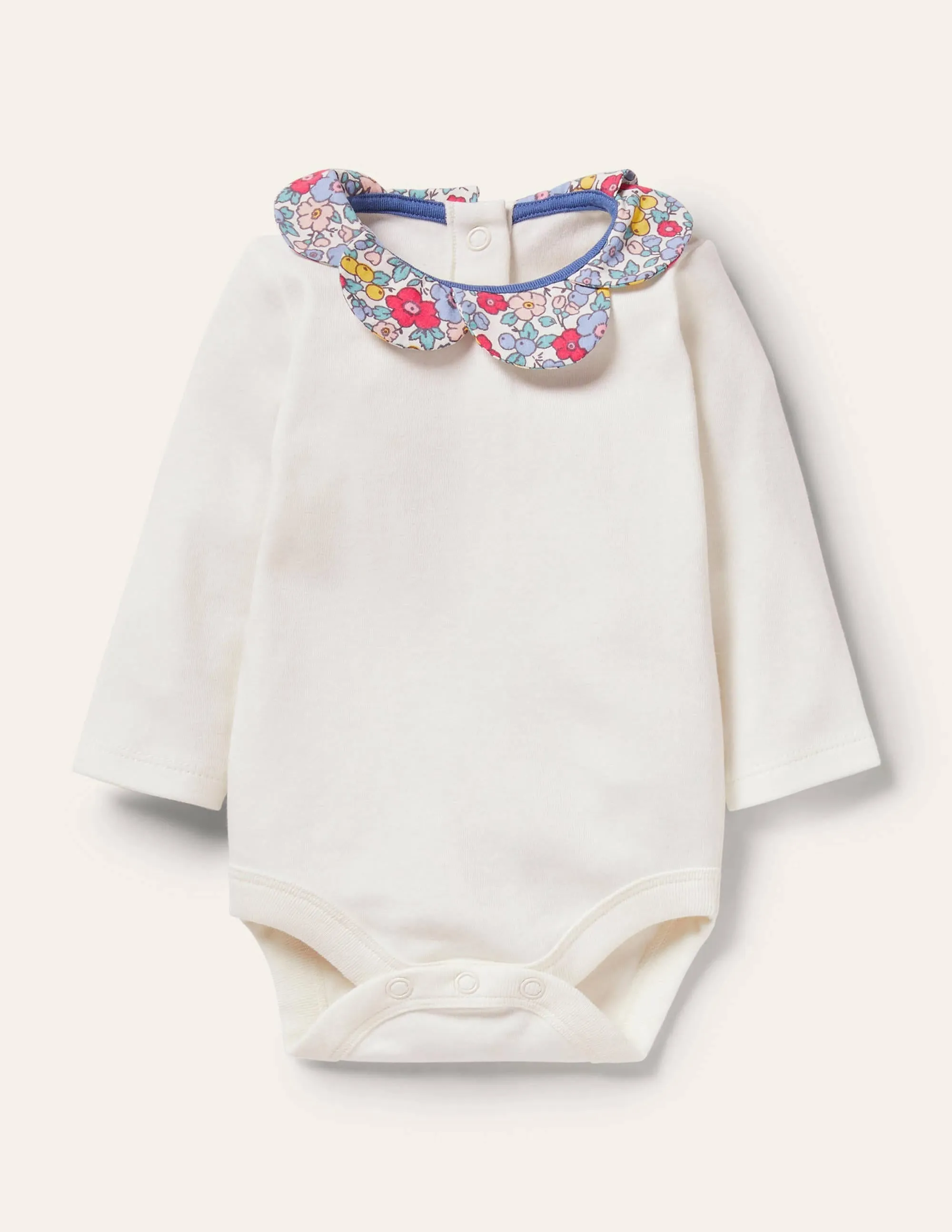 Interest Collar Body-Multi Apple Blossom Floral