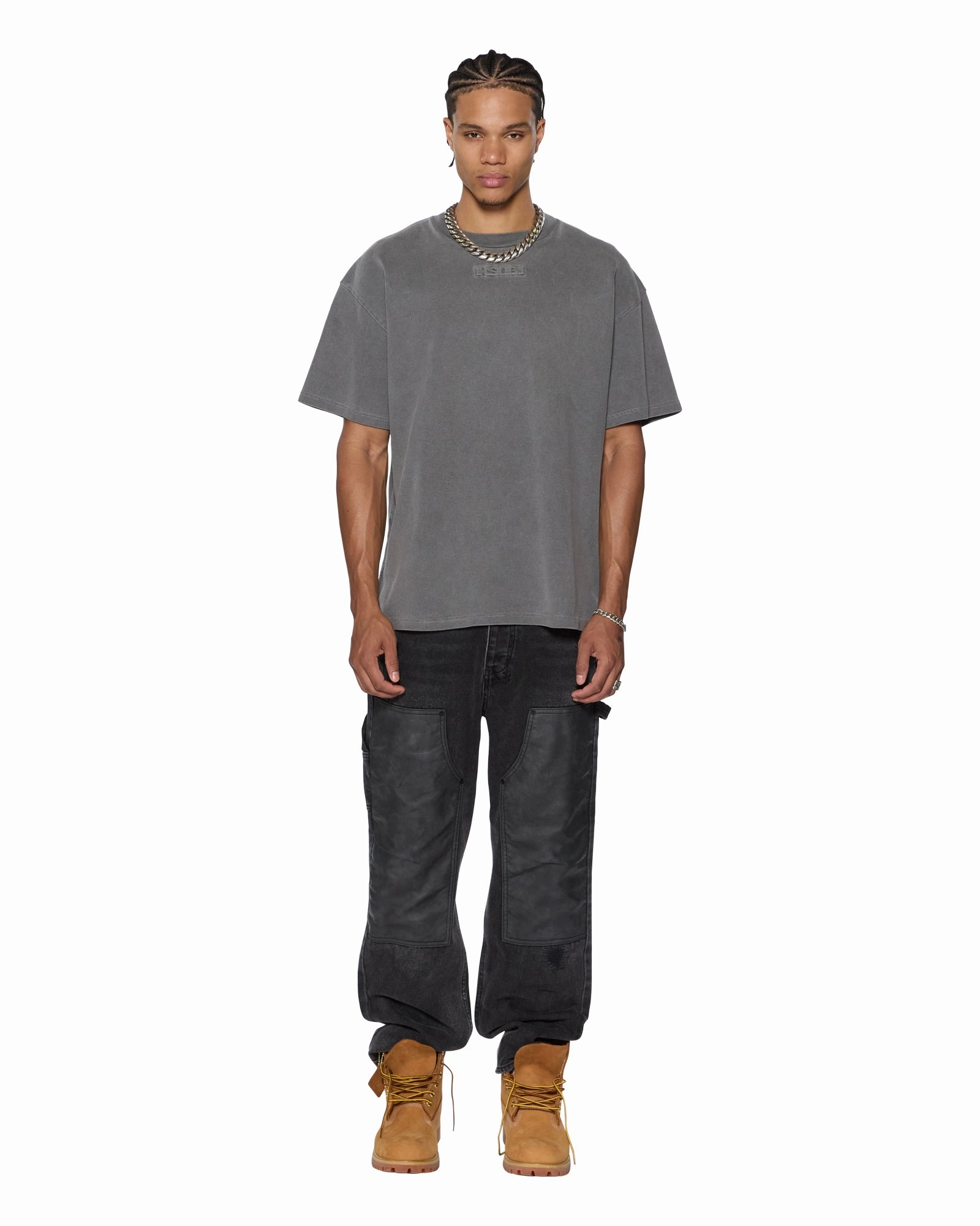 INTRUDER EKCESS SS TEE CHARCOAL Chill Vibe