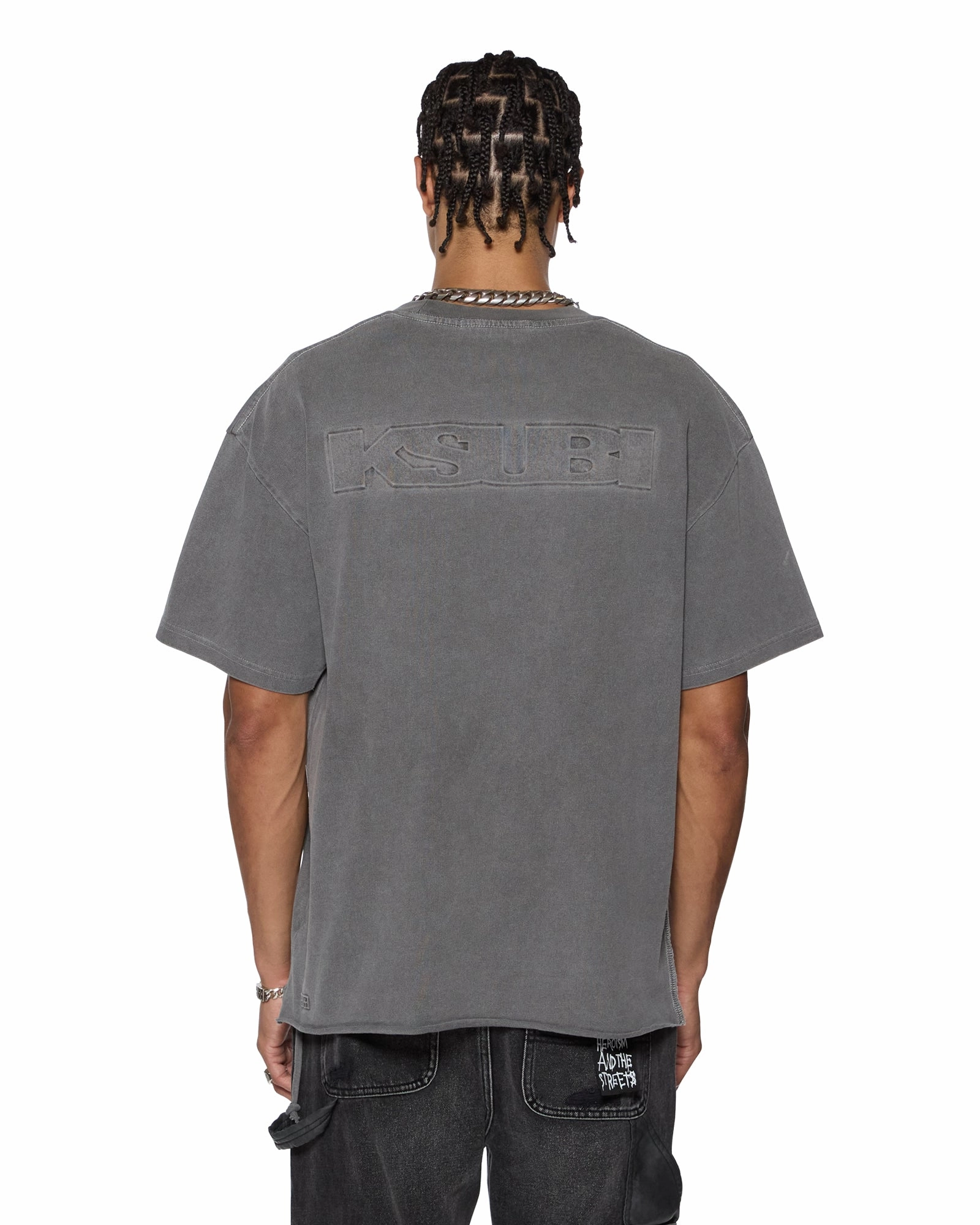 INTRUDER EKCESS SS TEE CHARCOAL Low Environmental Impact