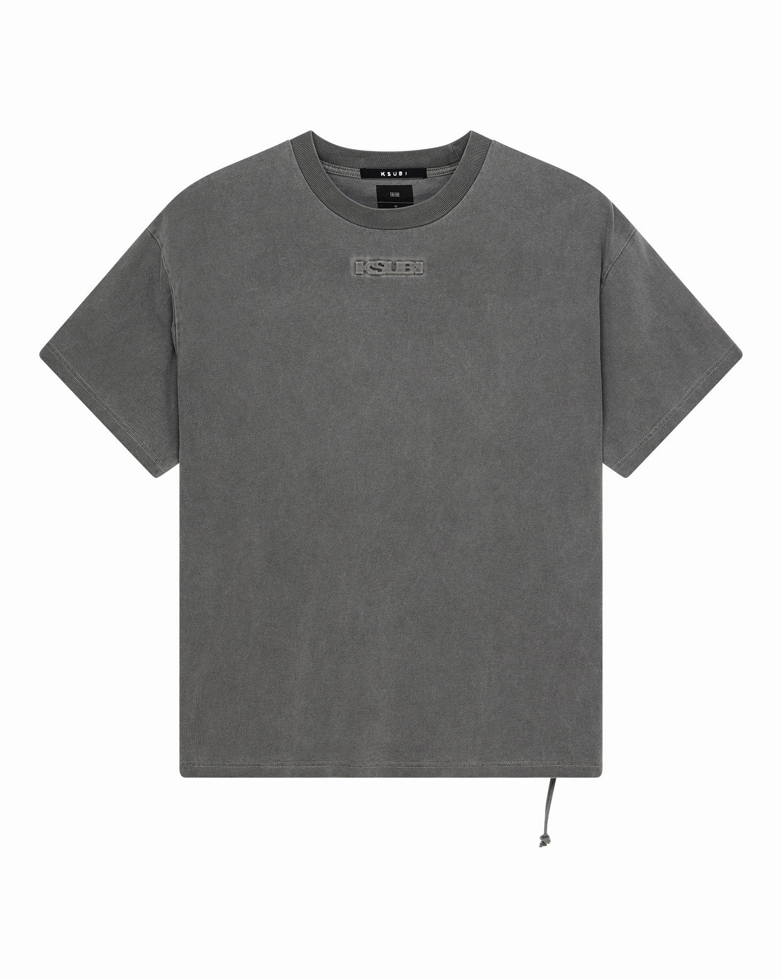 Simple Wear Reinforced Hemline INTRUDER EKCESS SS TEE CHARCOAL