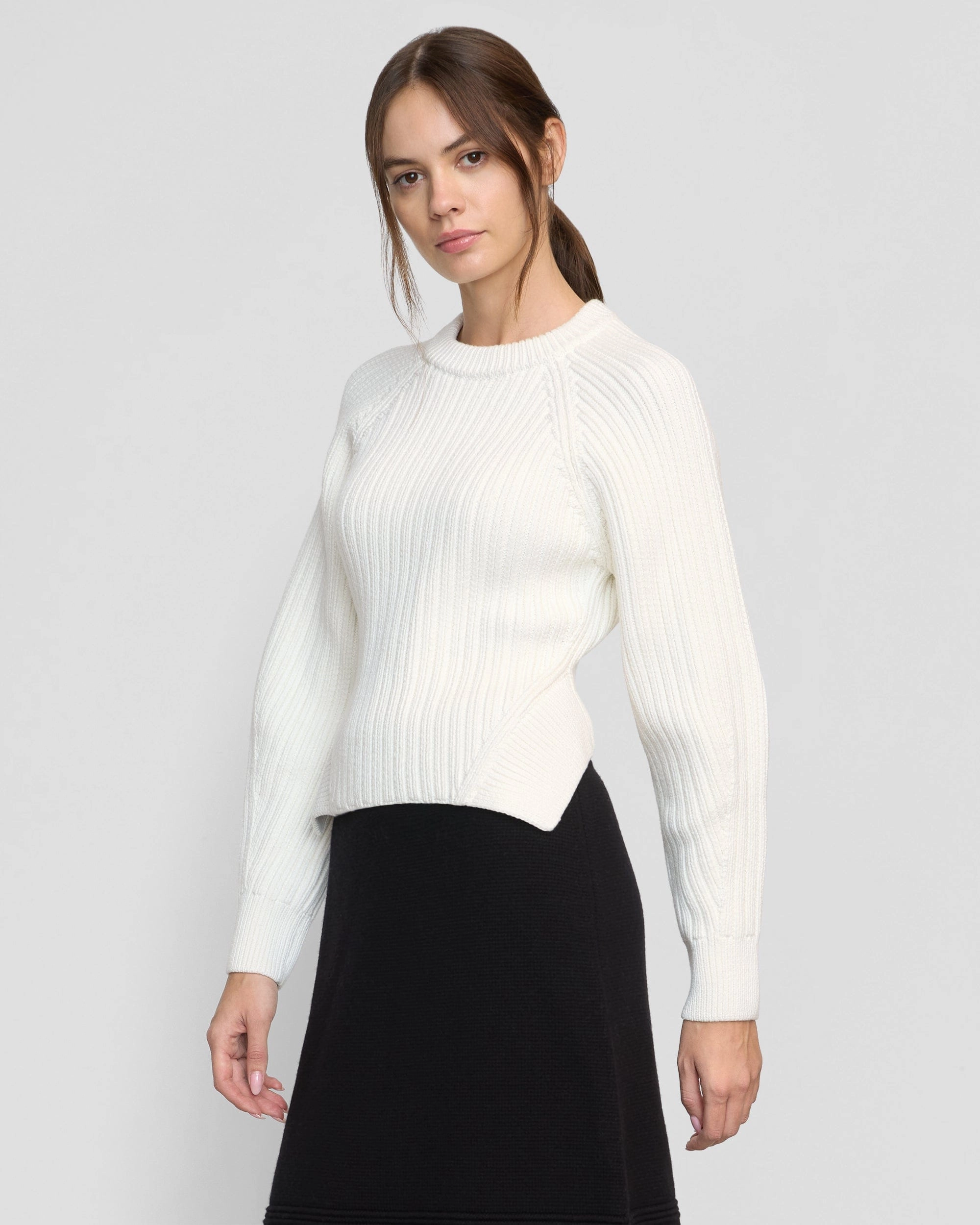 Iona Organic Cotton Cropped Sweater Cozy Style Wear
