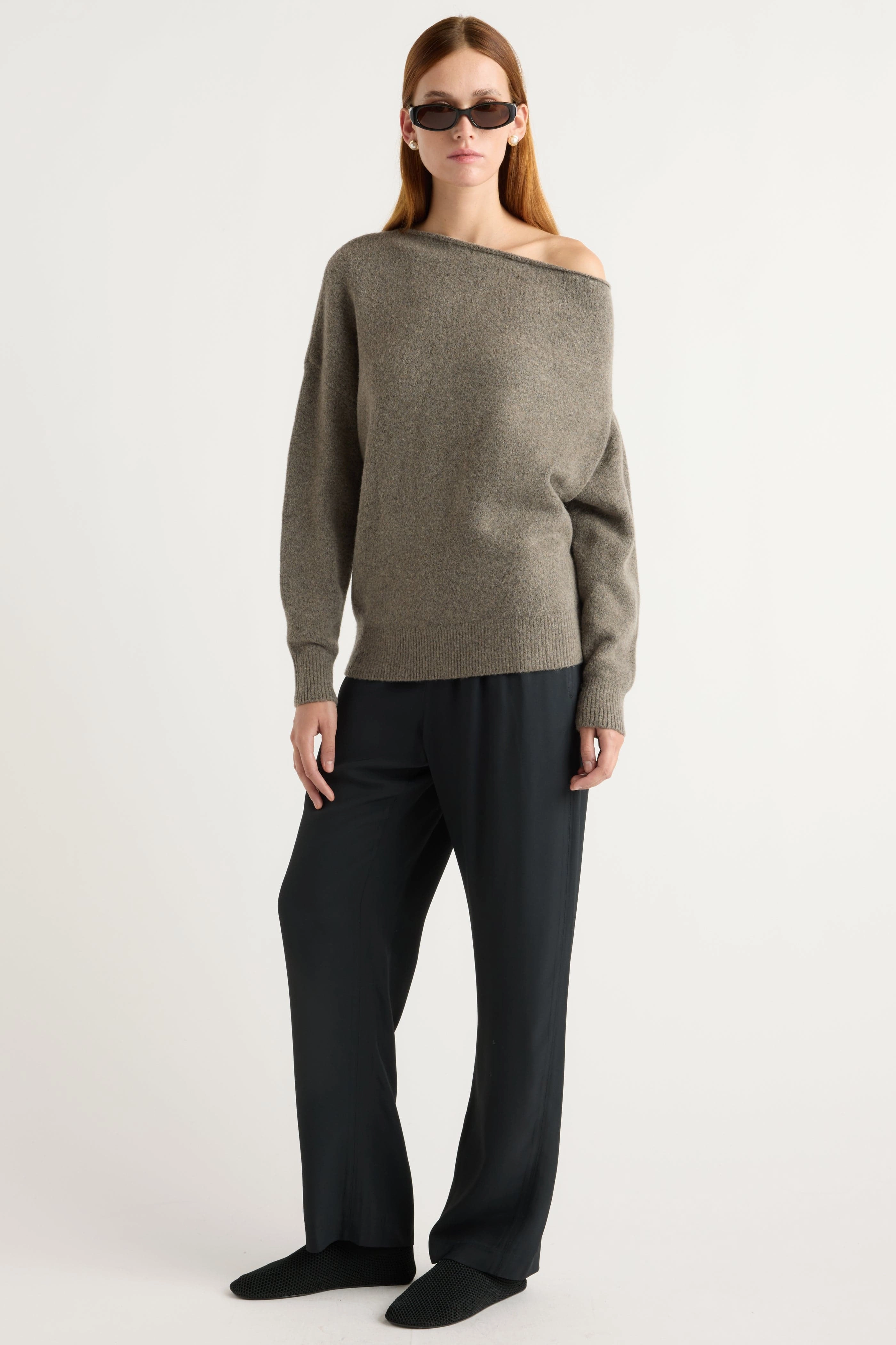 Iris Off-Shoulder Sweater Layered Knit