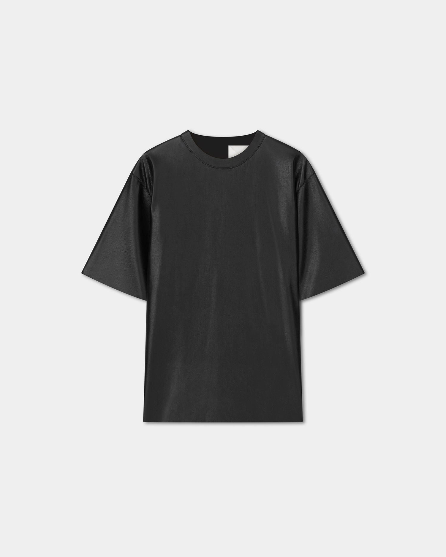 Isaac - Okobor? Alt-Leather T-Shirt - Black Ventilation Panel NoSlip Grip