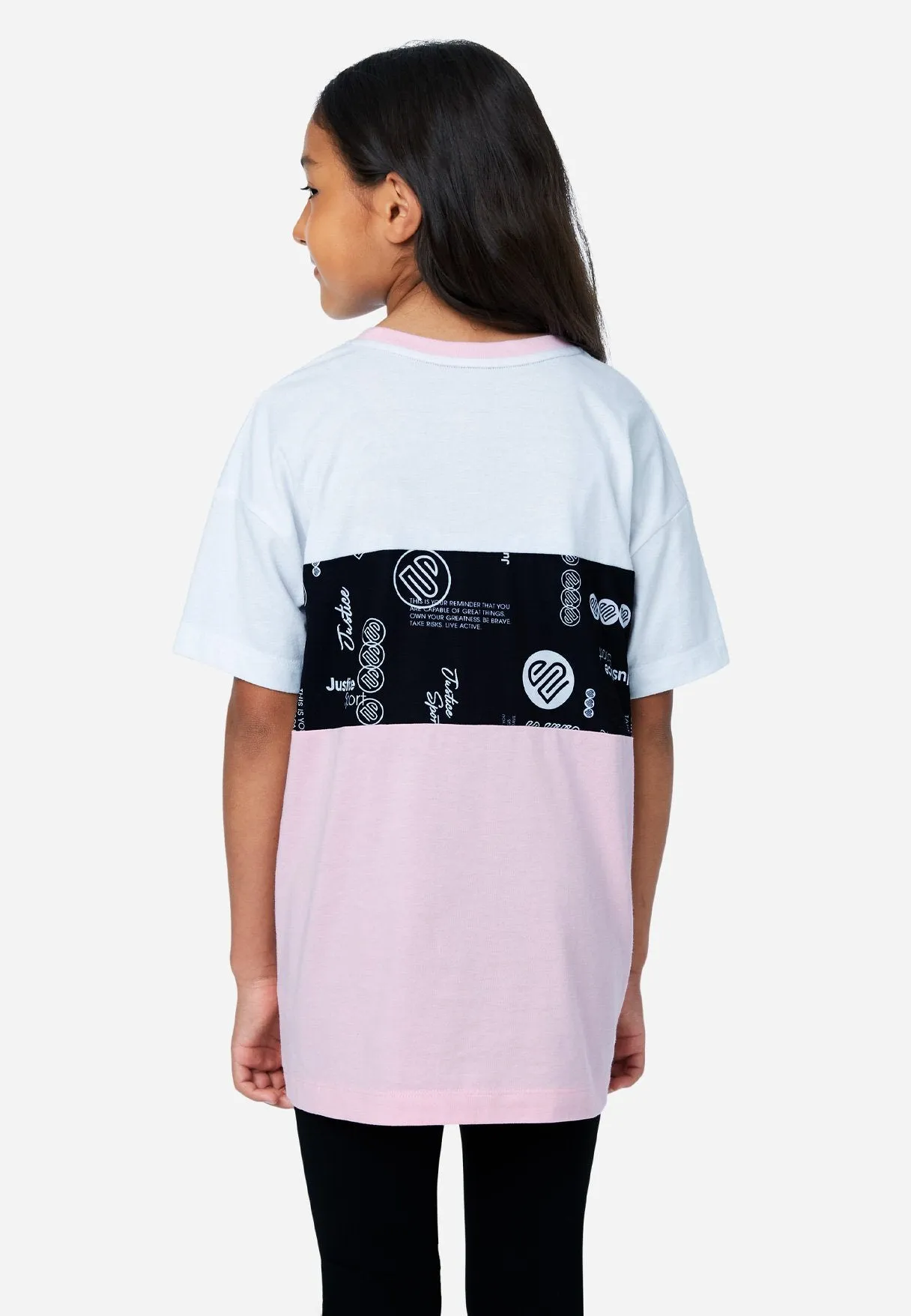 J Sport Color Block Oversized Tee
