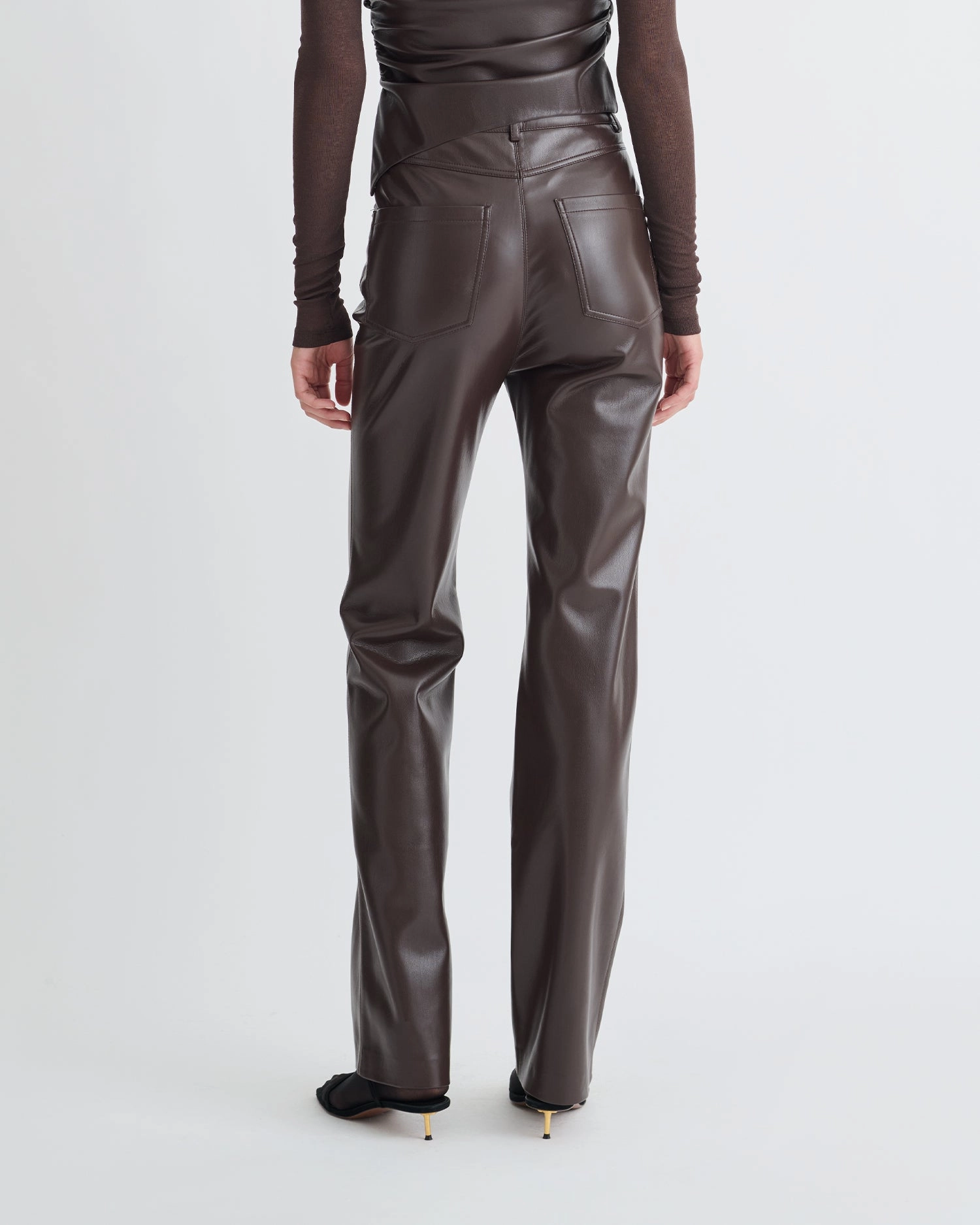 Slim Comfort Jacoba - Okobor Pants - Coffee Ground