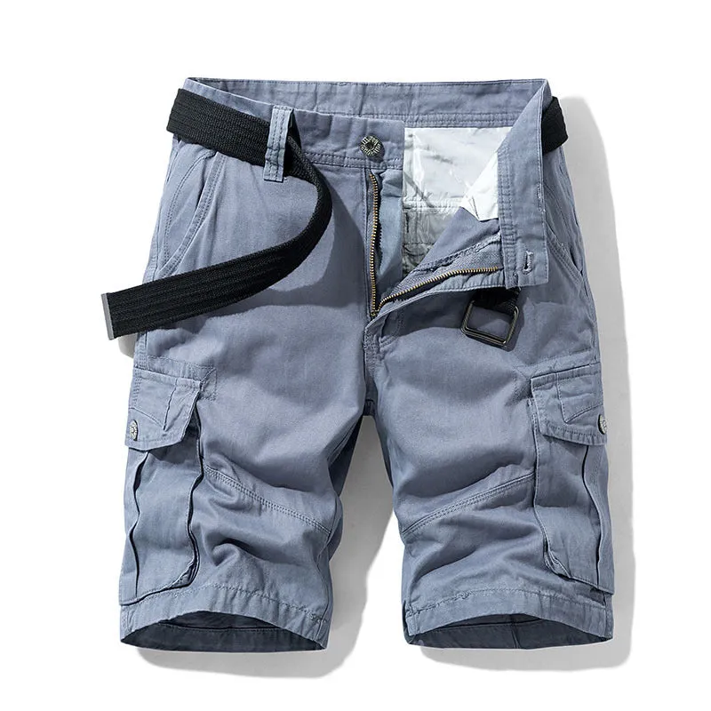 James™ Zakachtig military heren cargo shorts met meerdere zakken