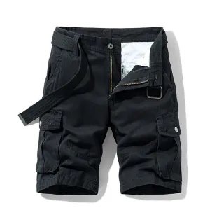 James™ Zakachtig military heren cargo shorts met meerdere zakken