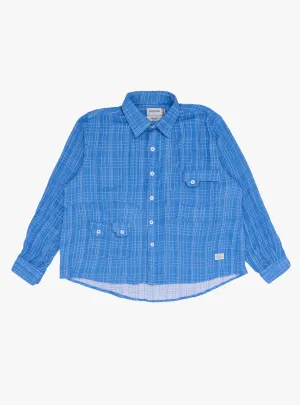 Jardin Shirt Blue Double Gauze