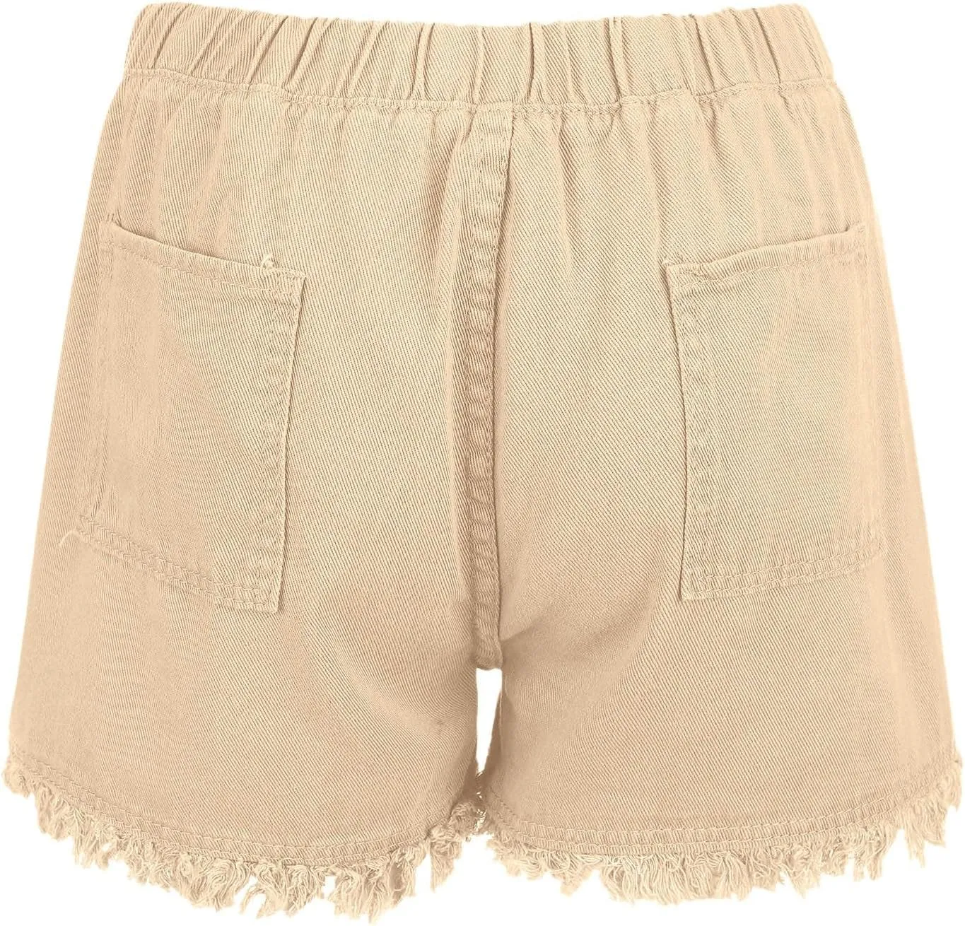Jean Shorts for Women High Waisted Stretchy Casual Denim Shorts Ripped Frayed Hem Summer Trendy Shorts