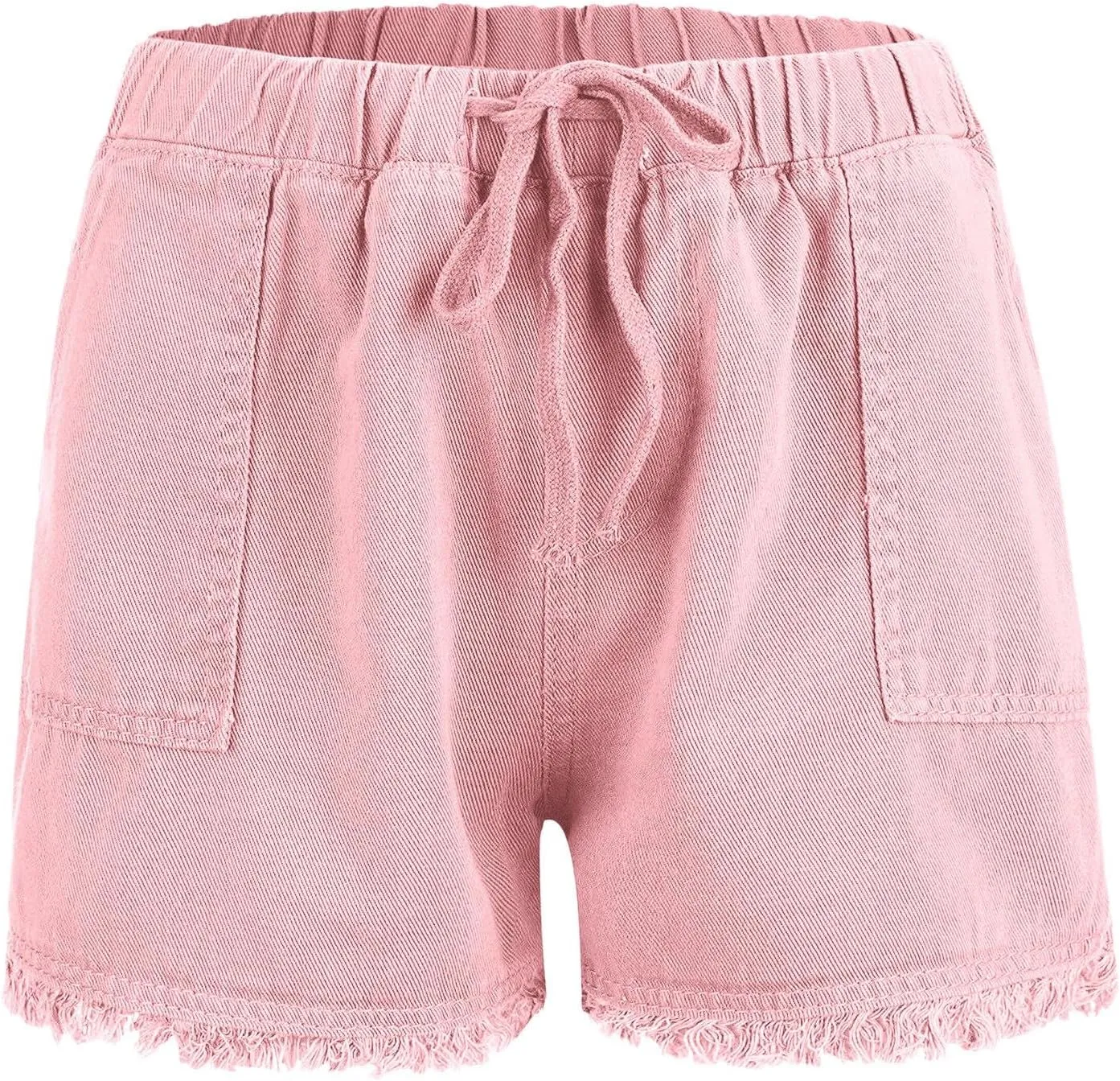 Jean Shorts for Women High Waisted Stretchy Casual Denim Shorts Ripped Frayed Hem Summer Trendy Shorts