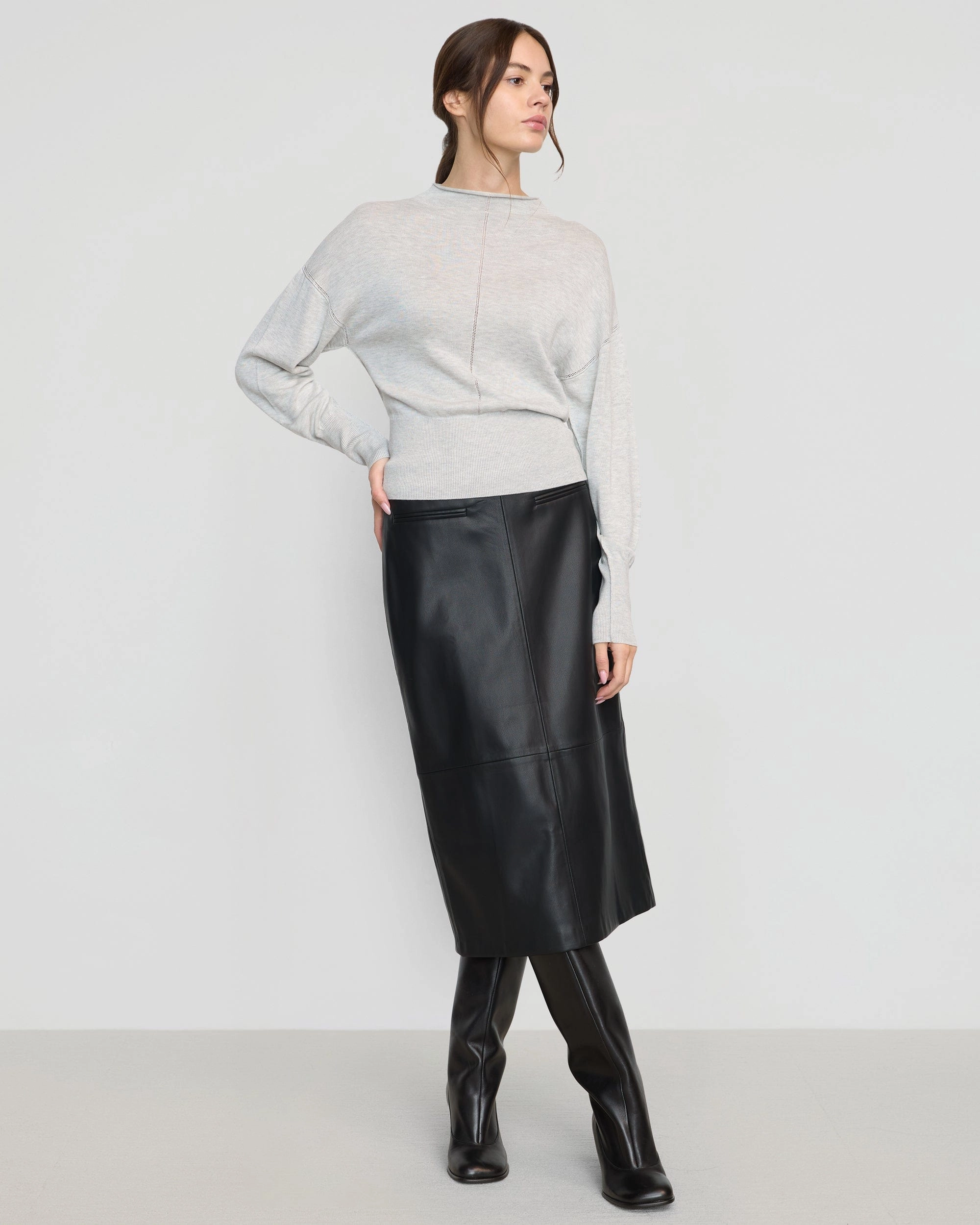 Jillian Pointelle Tencel-Wool Sweater hypoallergenic Unisex style