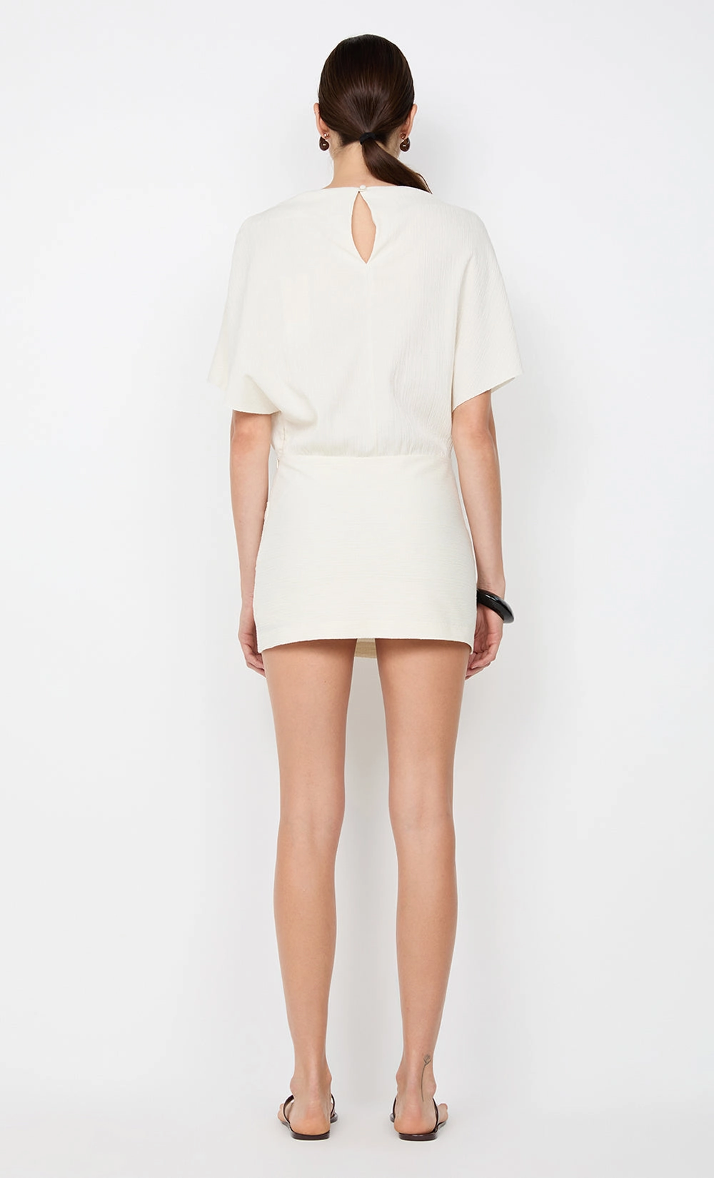 JOLENE MINI DRESS - IVORY All Fit Relaxed Line