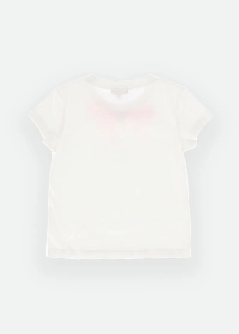 Jolie Bow Tee Snowdrop