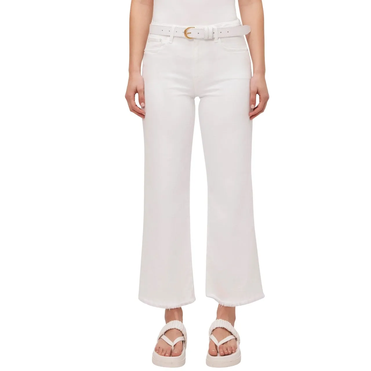 Jonathan Simkhai- Jude Cropped Wide Leg Denim