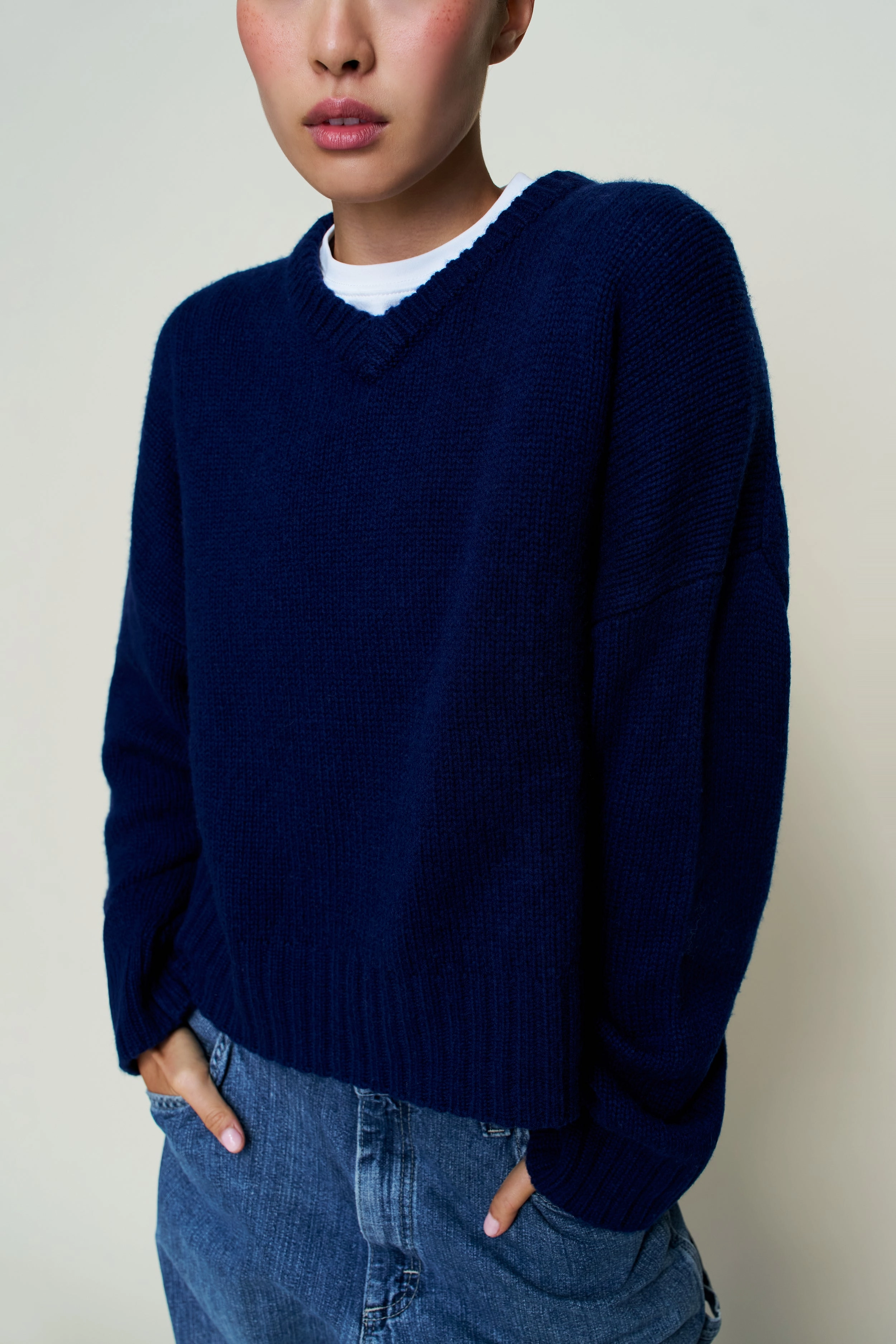 Basic Layer Joni Cashmere V-Neck Jumper