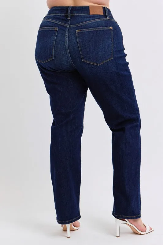Judy Blue High Waisted Straight Denim 82627