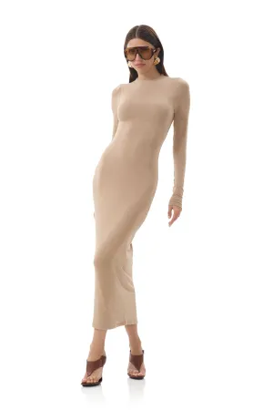 Night Style Work Look Juniper Dress - Heather Taupe