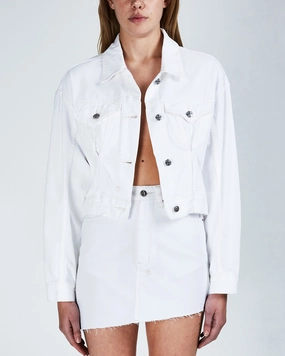 Comfortable Jacket JUSTIFY JACKET FLY WHITE