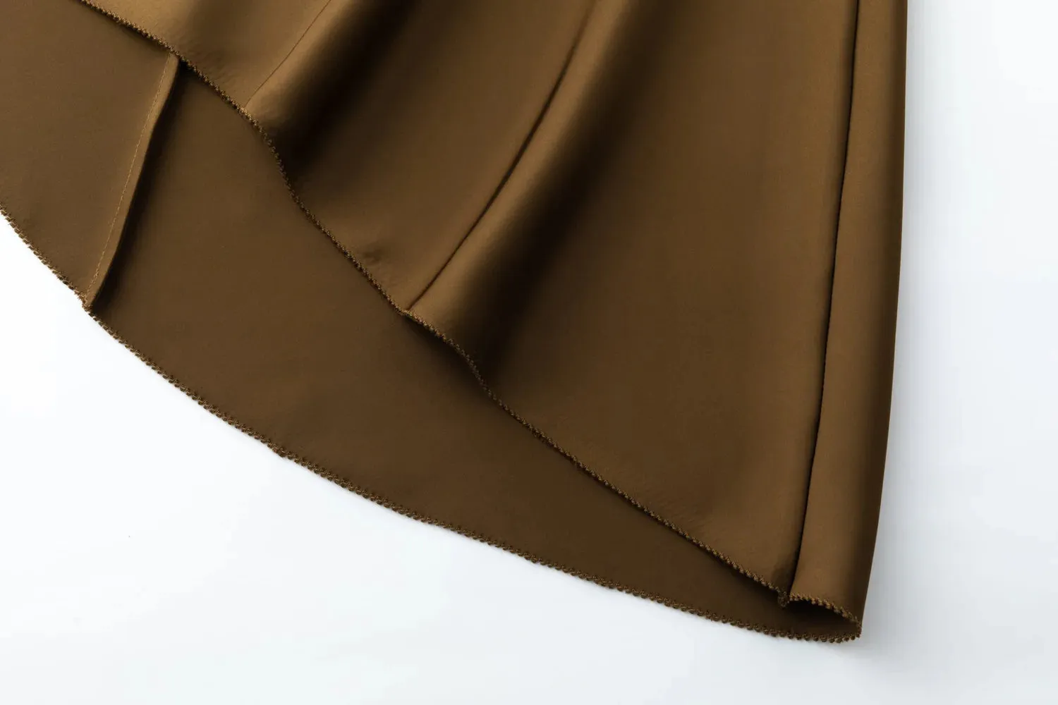 Kalisa Asymetric Blouse - Caramel