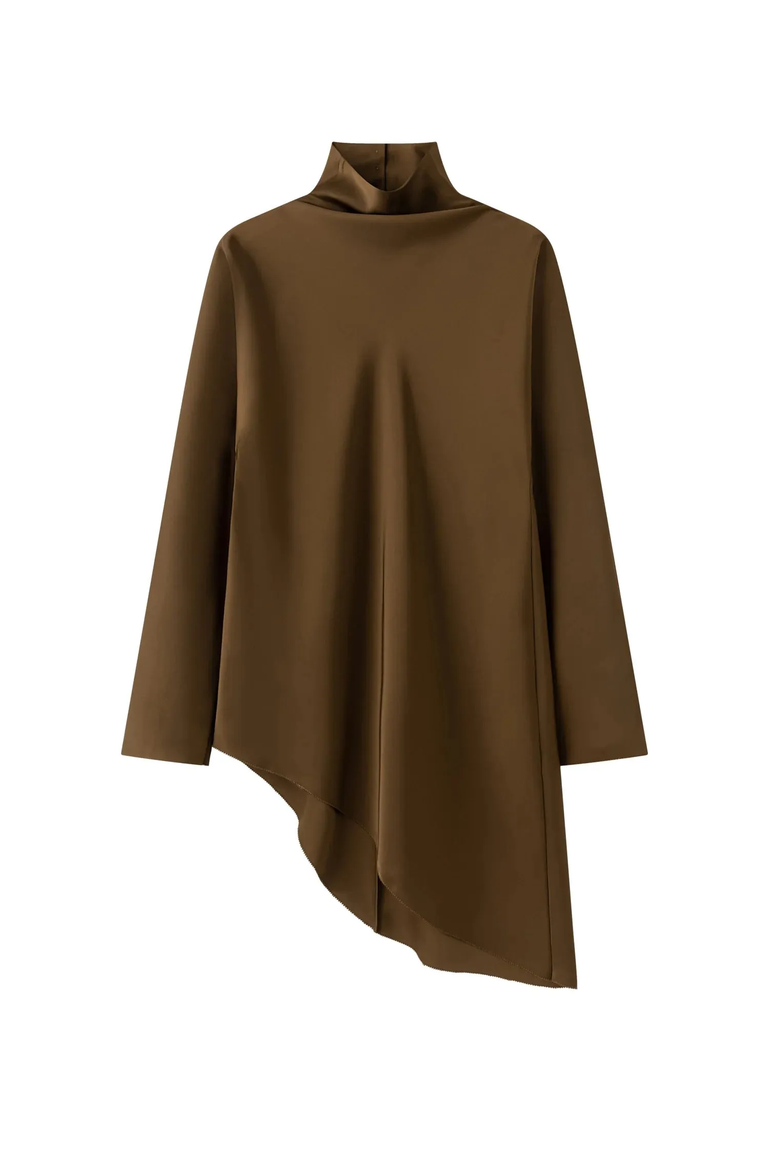 Kalisa Asymetric Blouse - Caramel