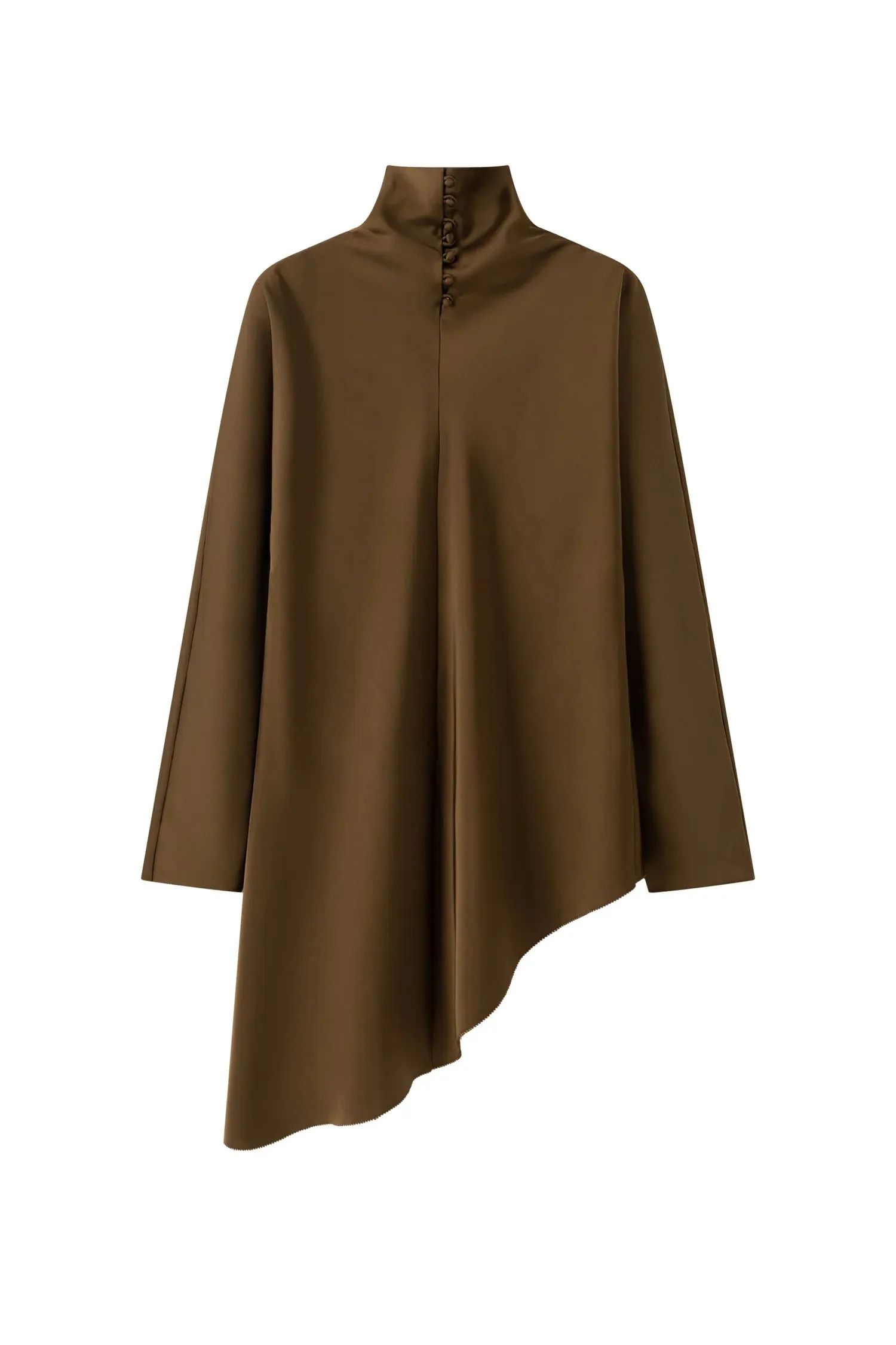 Kalisa Asymetric Blouse - Caramel