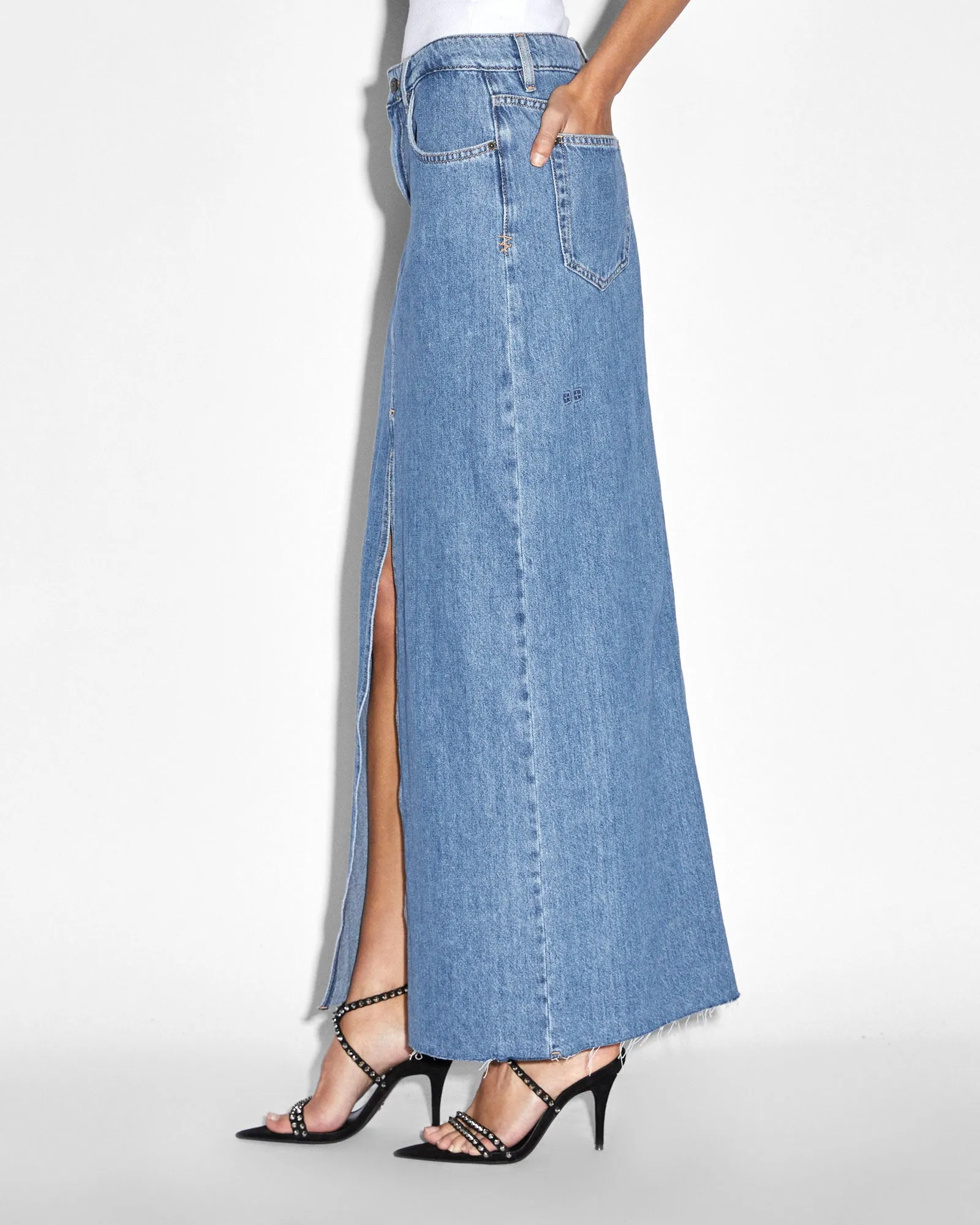 Breathable Classic Wear Eco Friendly KARA MAXI SKIRT HERITAGE
