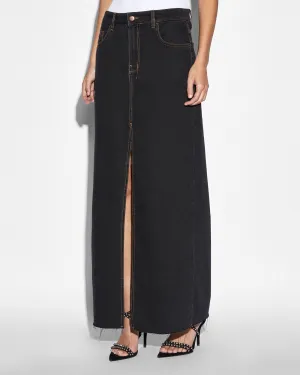 KARA MAXI SKIRT PITCH Street Basics Stain Release Finish