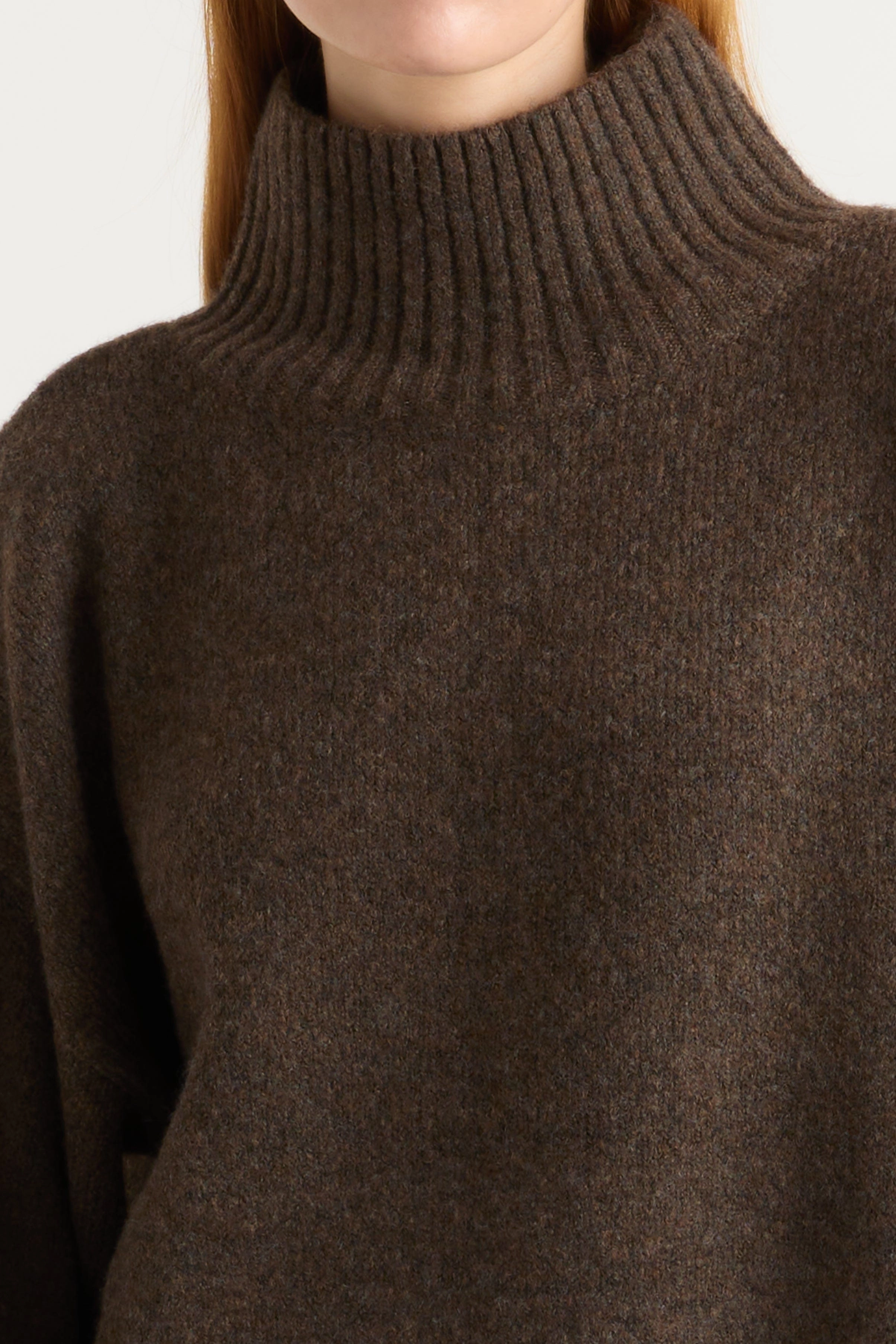 Versatile Stretch Sporty Flex Karlie Oversized Turtleneck Sweater